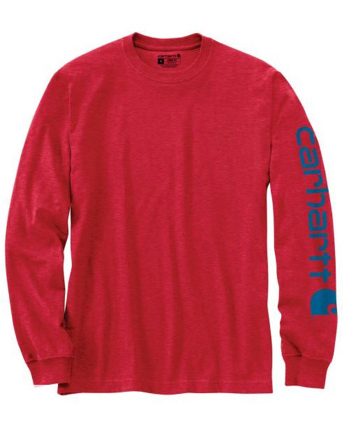 Carhartt Men's Loose Fit Heavyweight Long Sleeve Logo Graphic Work T-Shirt