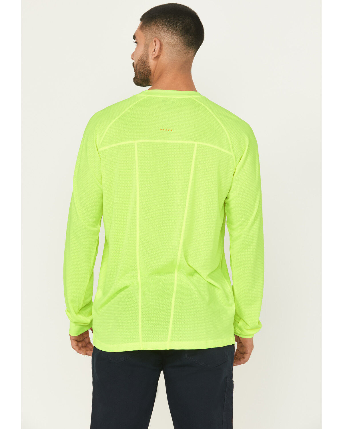 Ariat Men's Lime Rebar Heat Fighter Long Sleeve Work Pocket T-Shirt