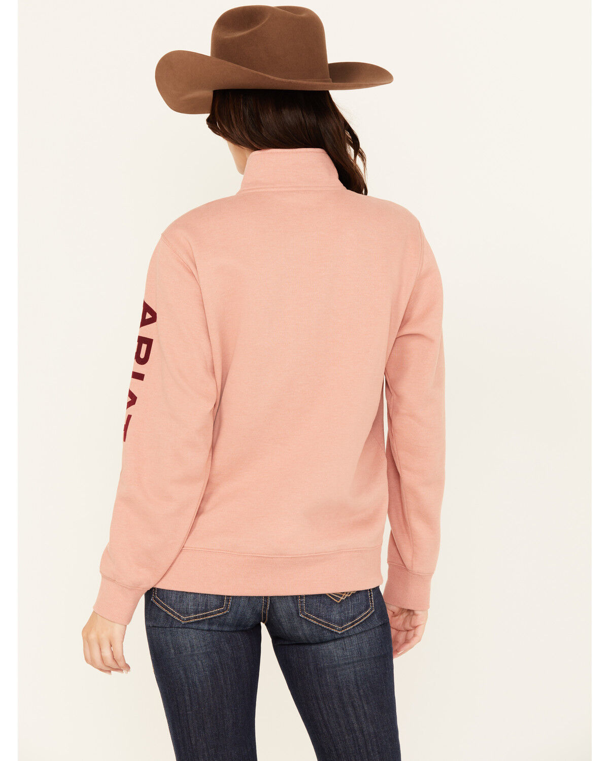 Ariat Women's Boot Barn Exclusive Half Zip Logo Pullover