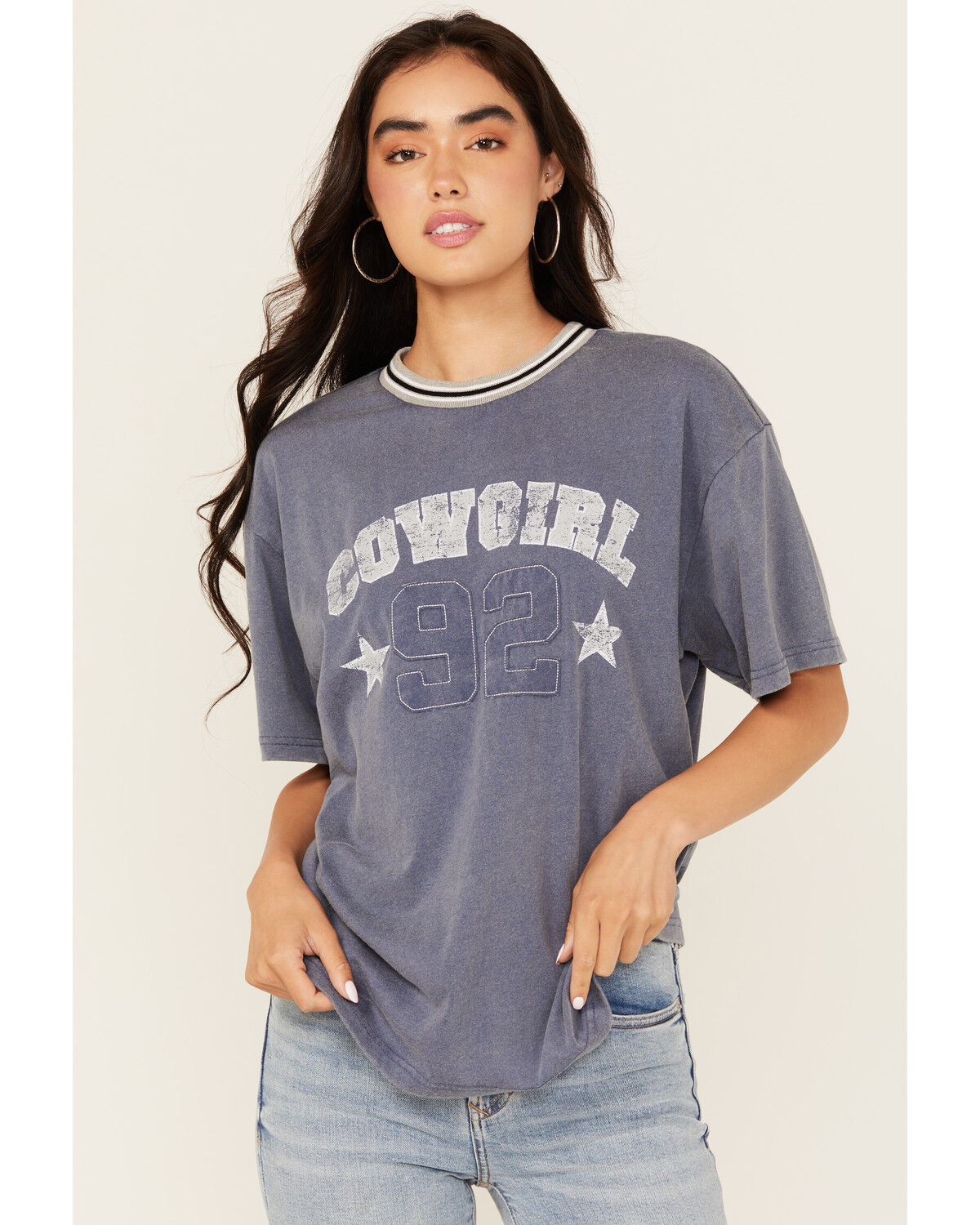 Youth in Revolt Women's Cowgirl 92 Short Sleeve Graphic Tee