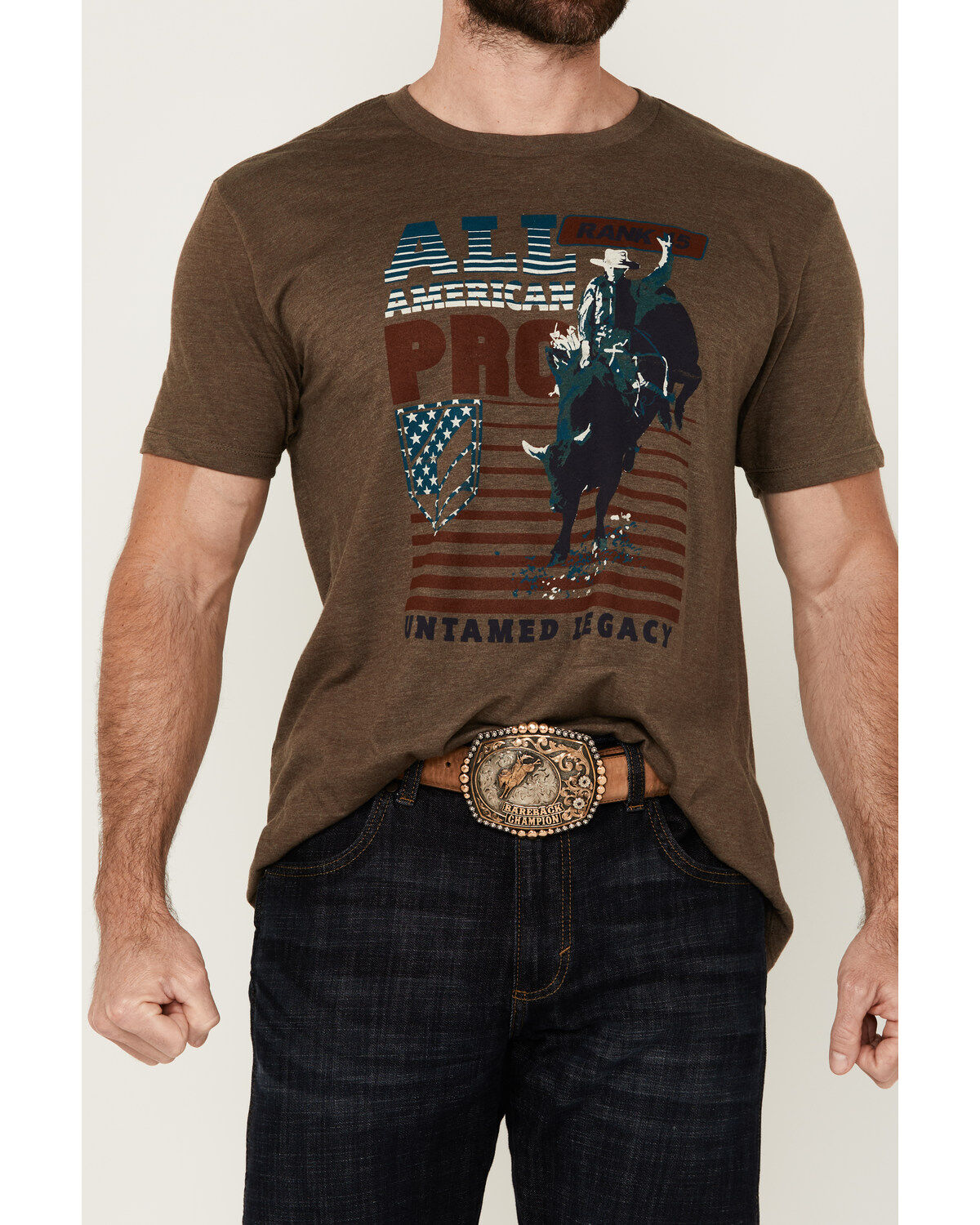 RANK 45® Men's All American Pro Short Sleeve Graphic T-Shirt