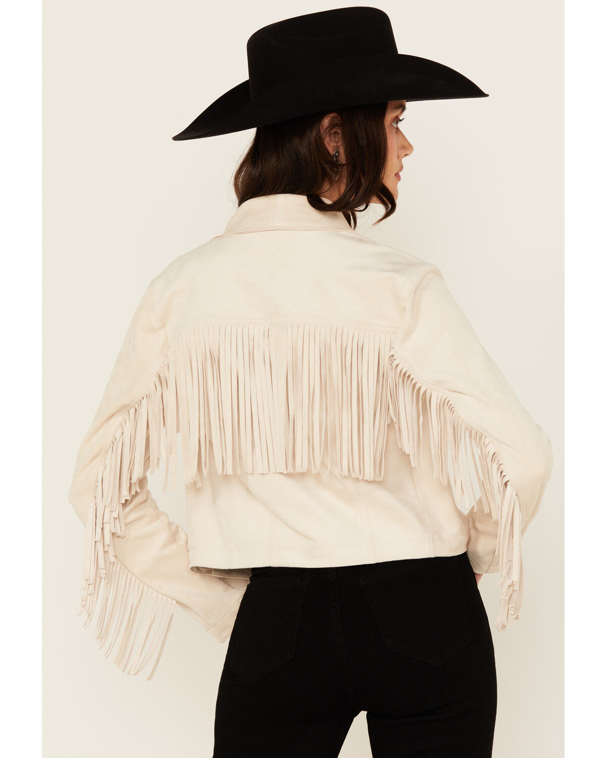 Shyanne Women's Faux Suede Fringe Jacket