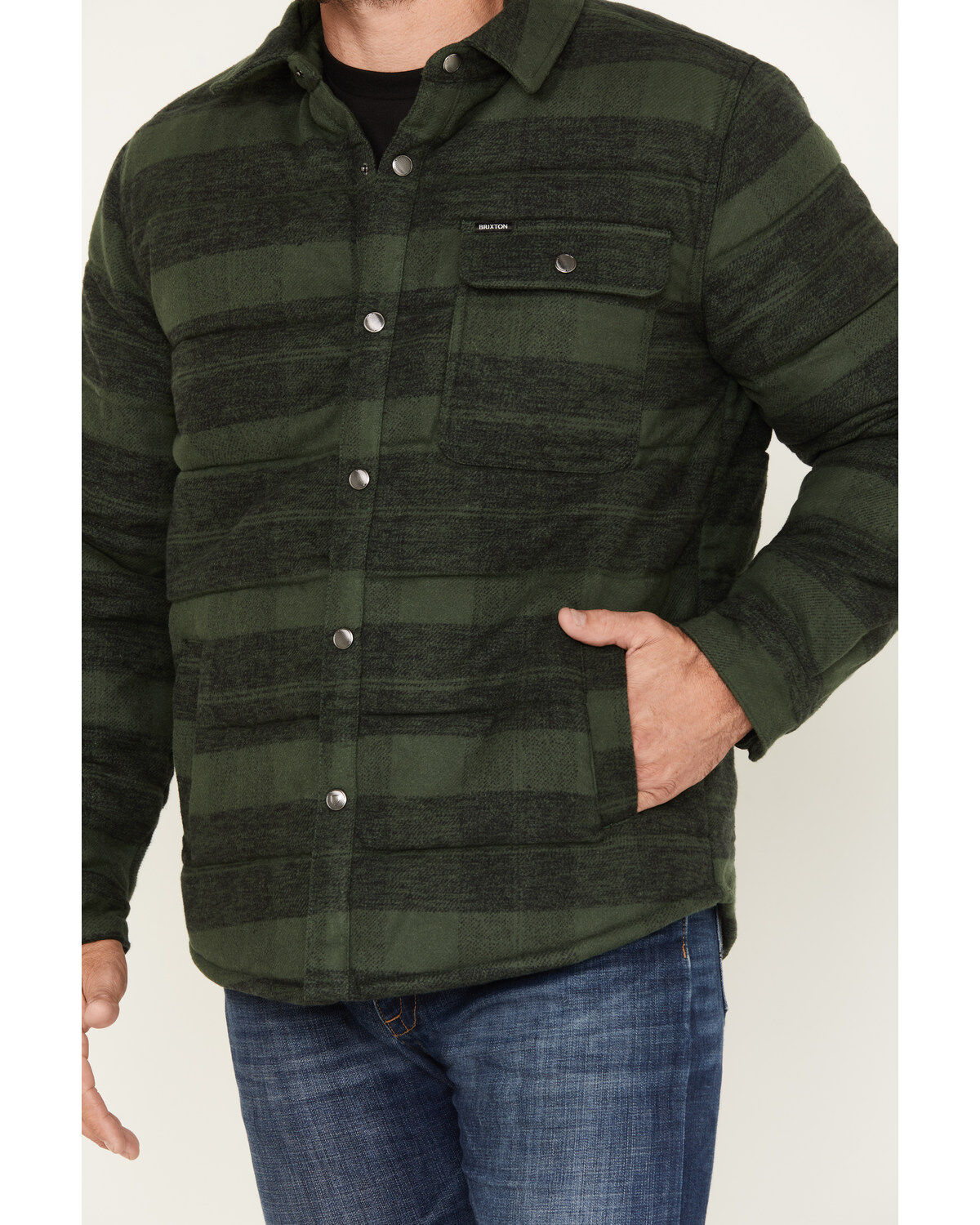 Brixton Men's Cass Striped Jacket