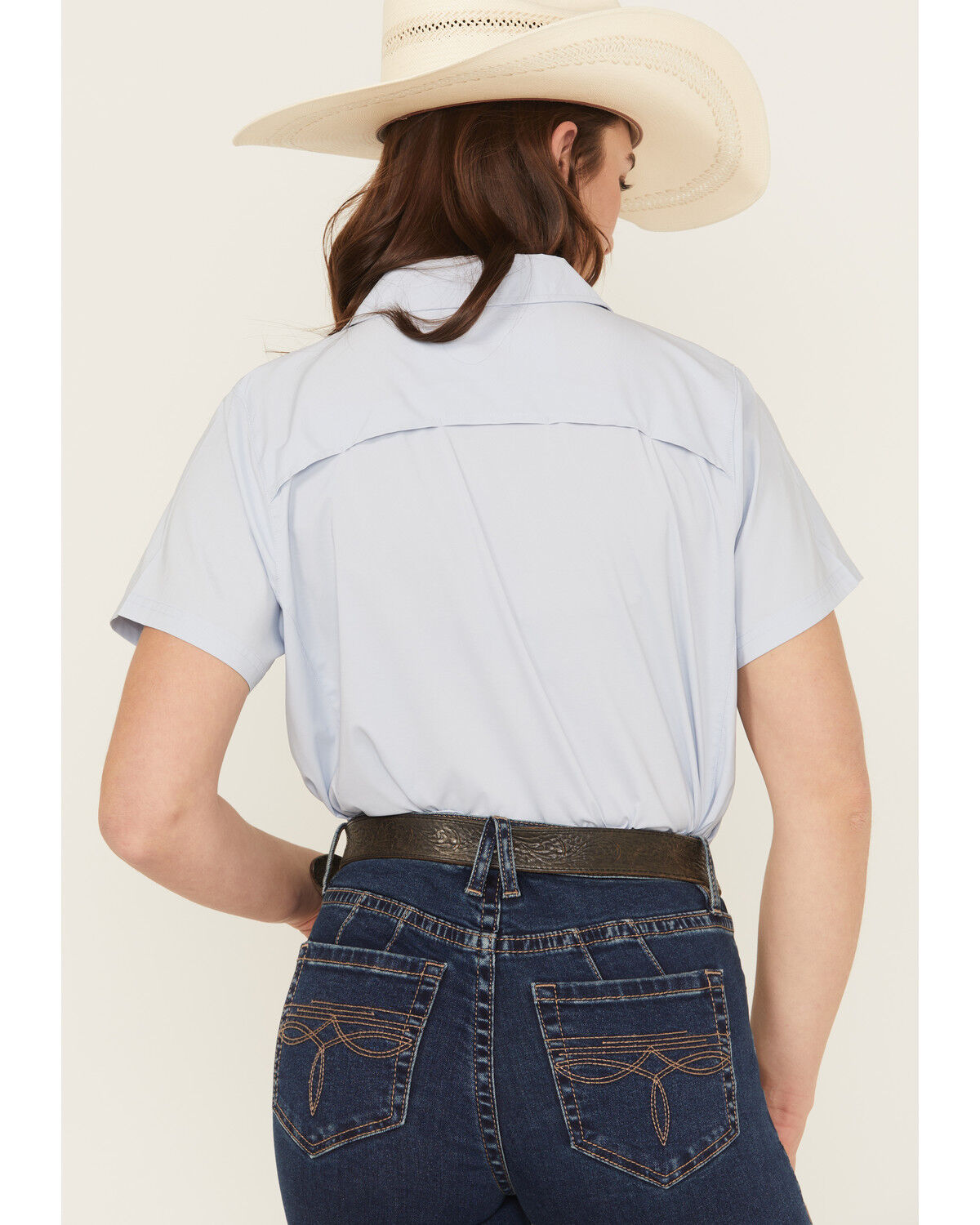 Ariat Women's VentTEK Solid Short Sleeve Button-Down Stretch Western Shirt