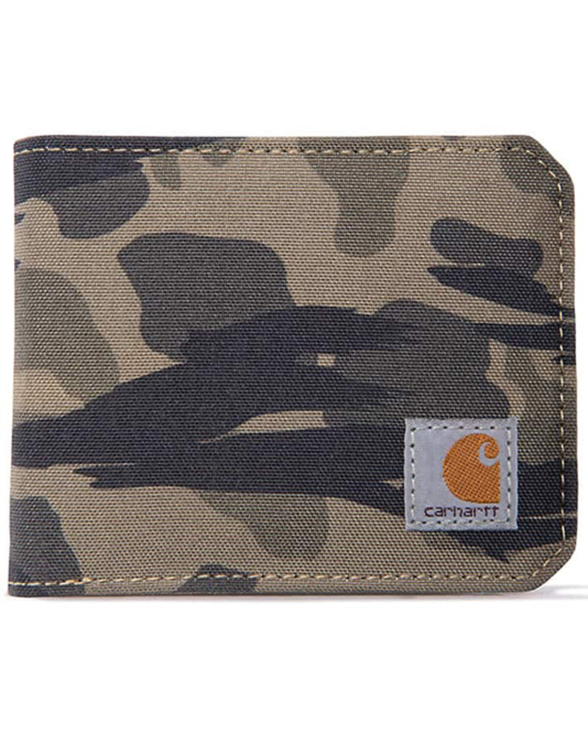 Carhartt Men's Camo Print Nylon Duck Bifold Wallet