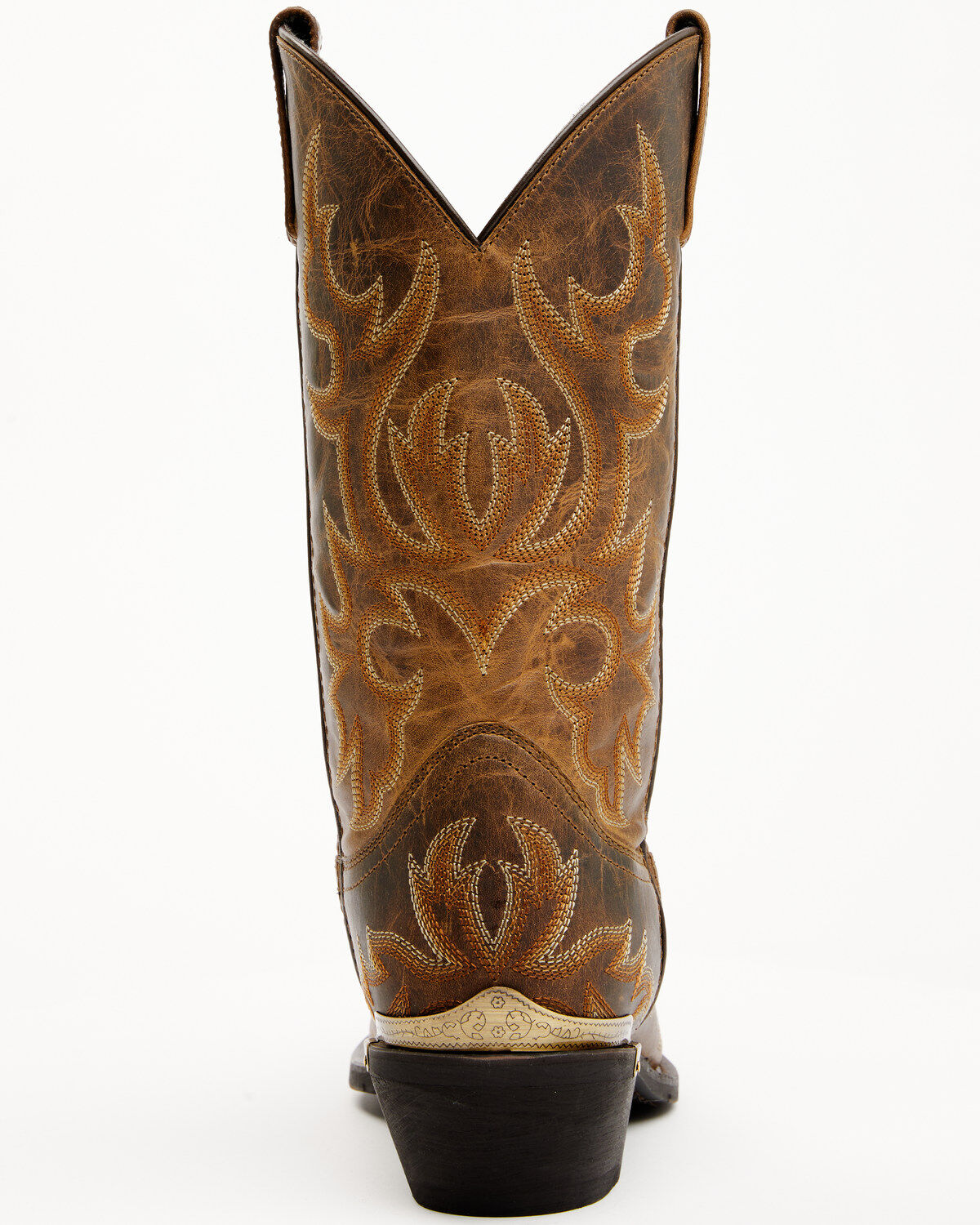 Laredo Men's 12" Fancy Stitch Western Boots - Snip Toe