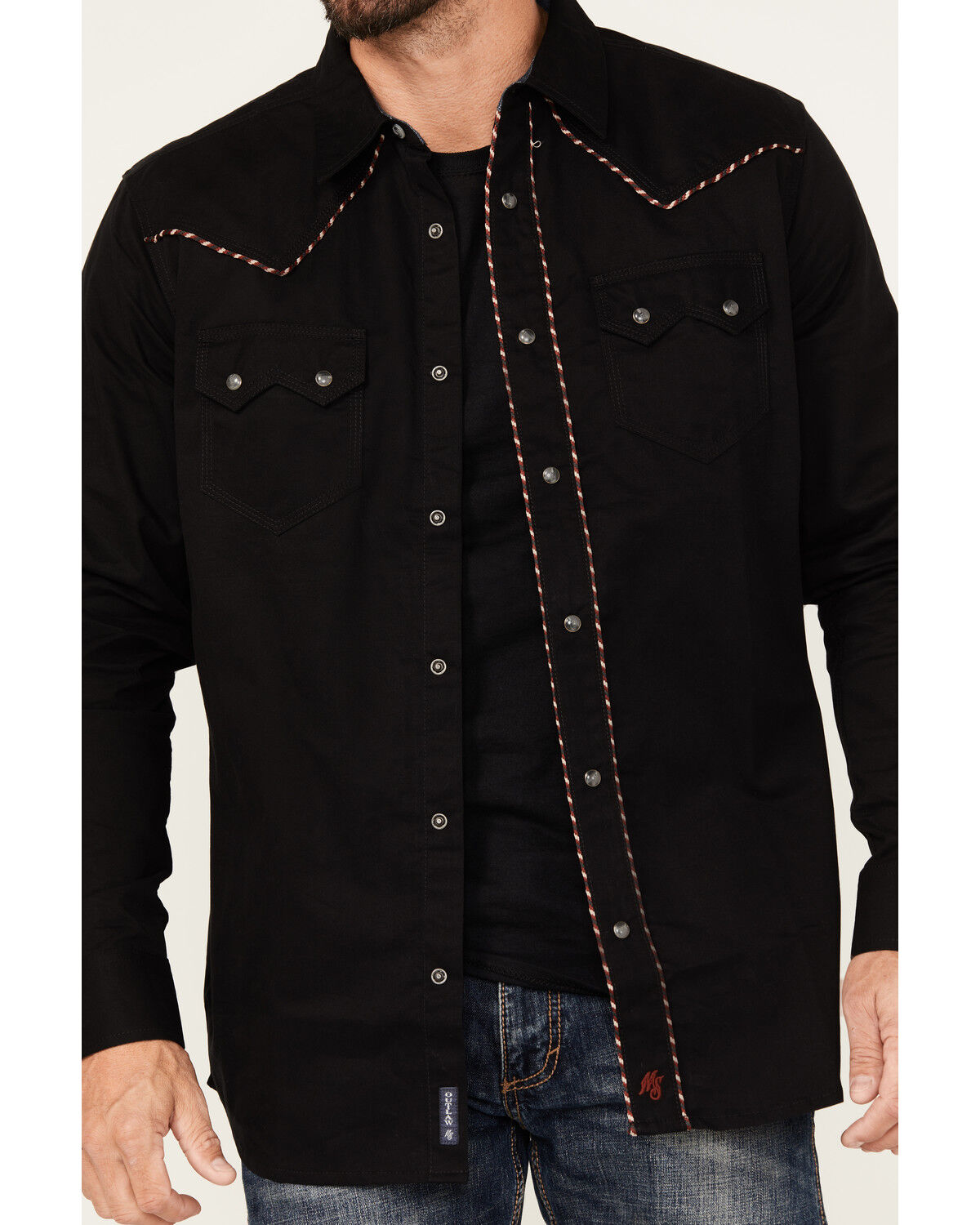 Moonshine Spirit Men's Trail Blazer Long Sleeve Snap Western Shirt