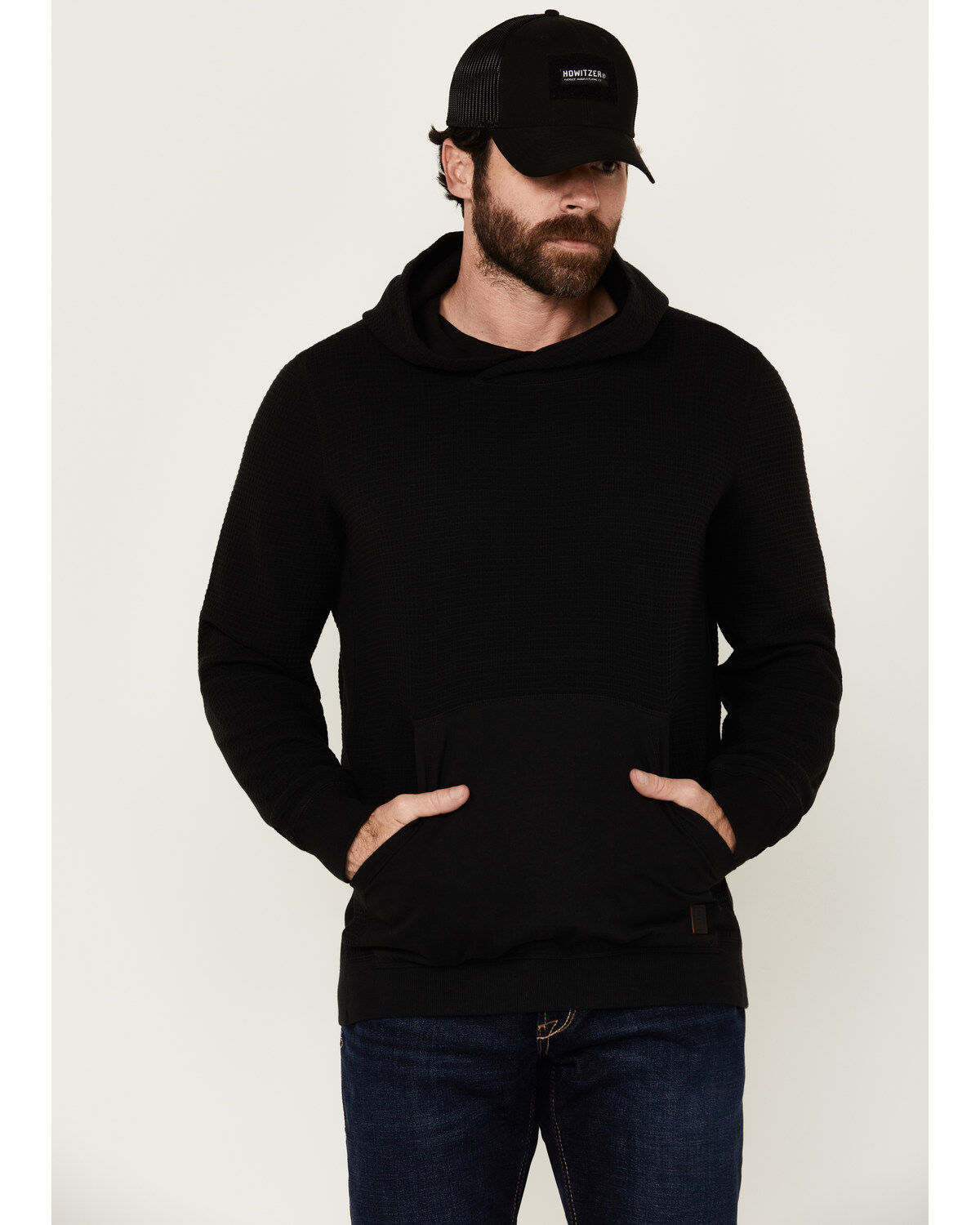 Brothers and Sons Men's Vander Solid Hooded Sweatshirt