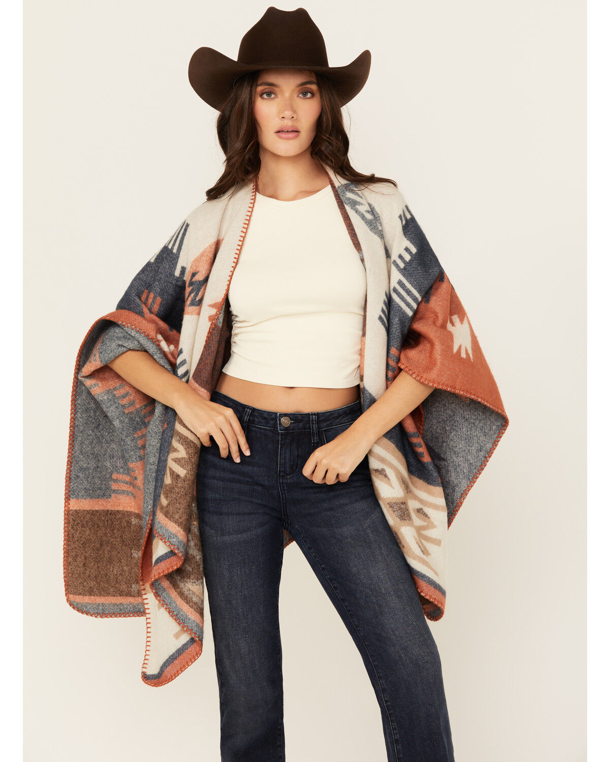 Shyanne Women's Southwestern Print Shawl