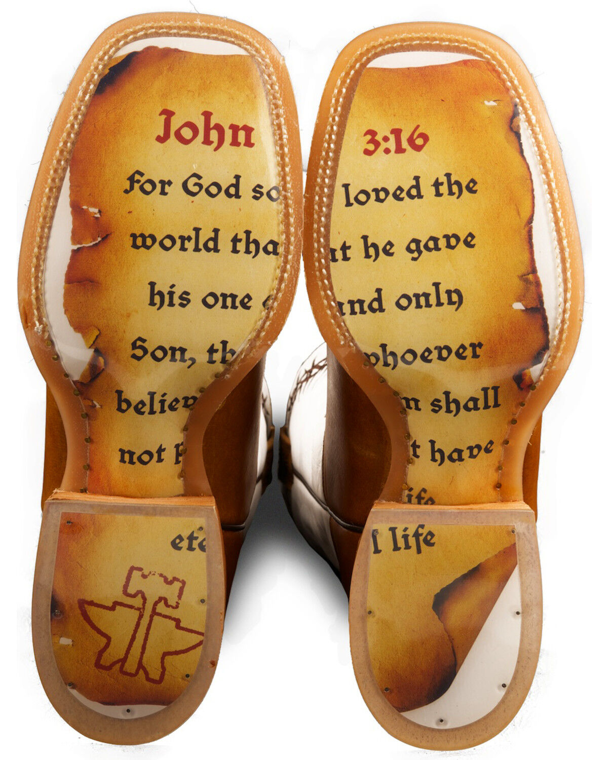 Tin Haul Women's Between Two Thieves & John 3:16 Western Boots - Square Toe