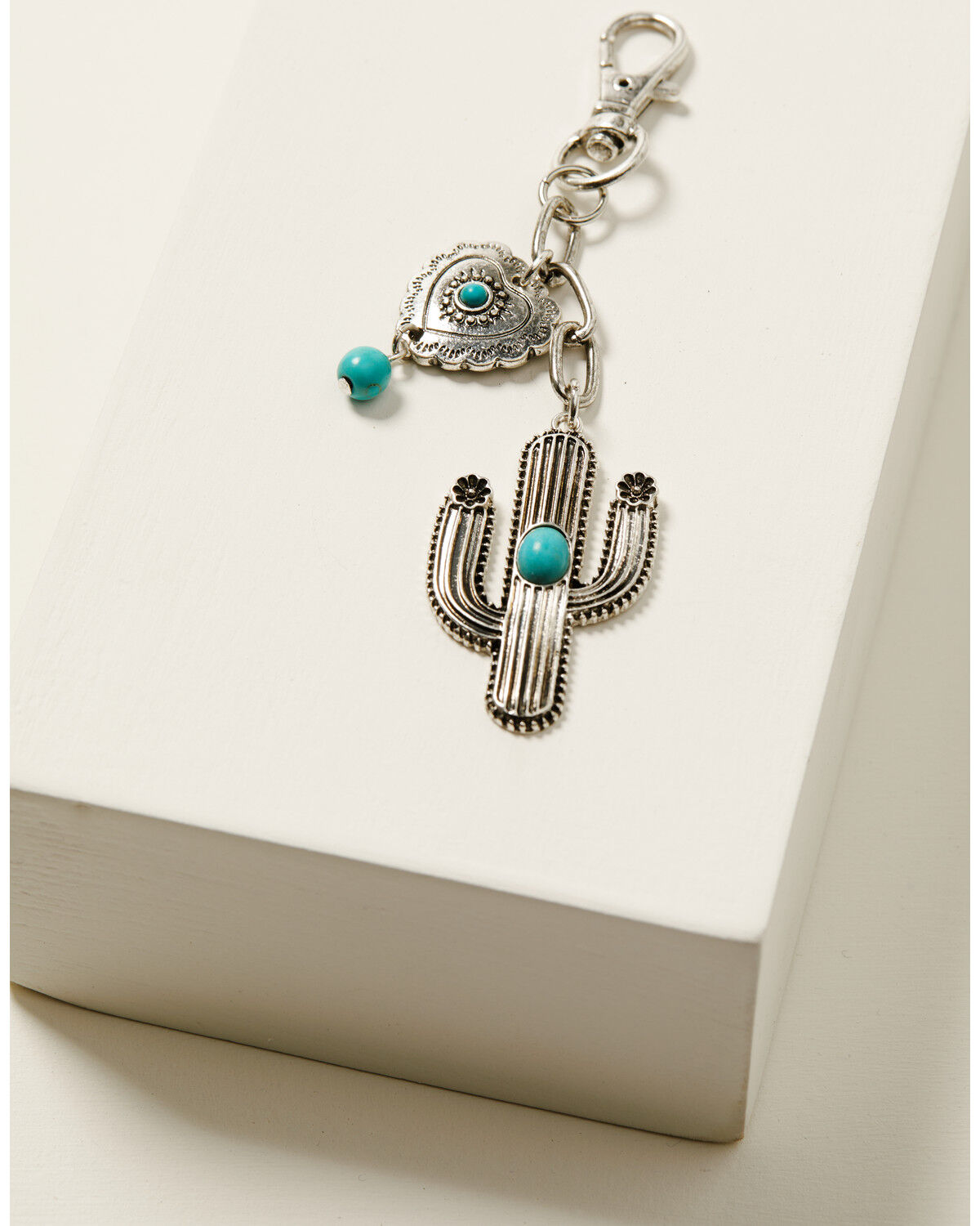 Shyanne Women's Cactus Heart Bag Charm