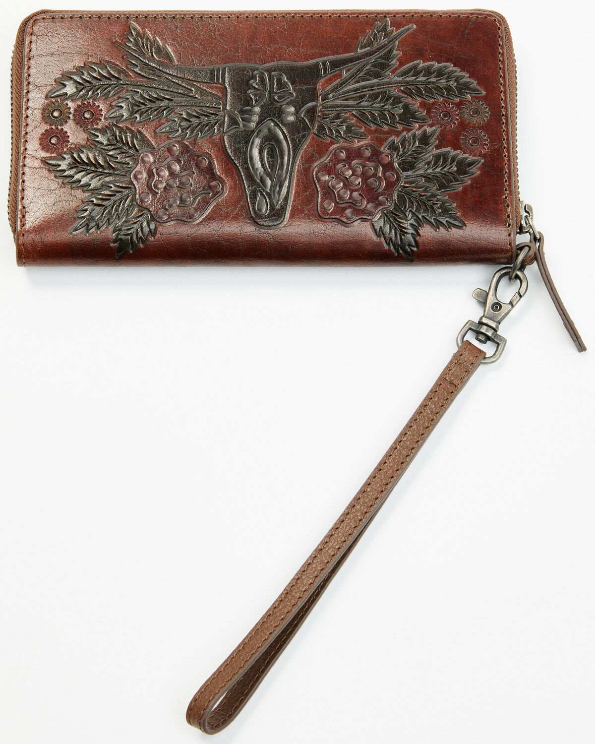 Idyllwind Women's Lenora Painted Longhorn Tooled Leather Wallet