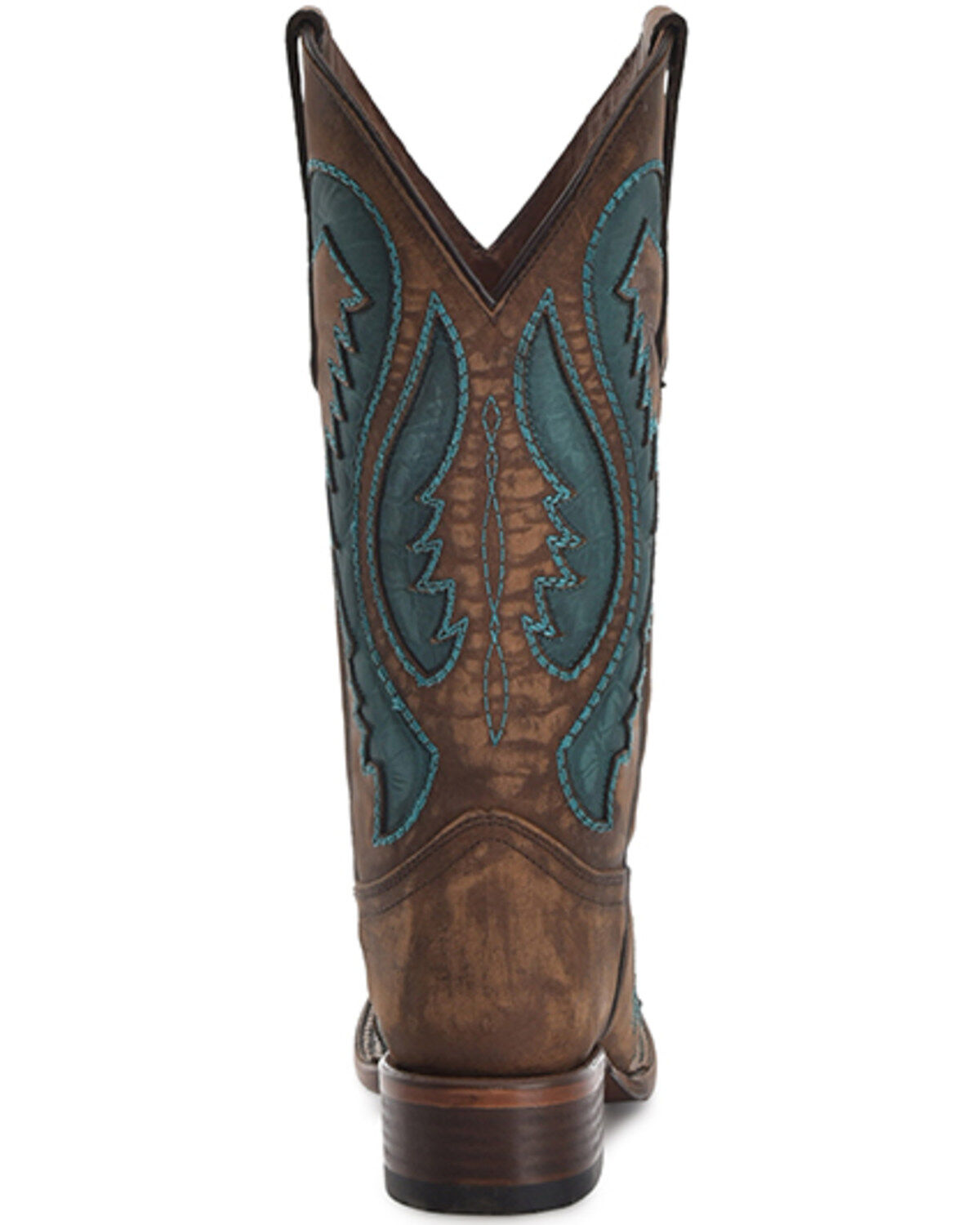 Circle G Women's Inlay Embroidered Western Boots - Square Toe