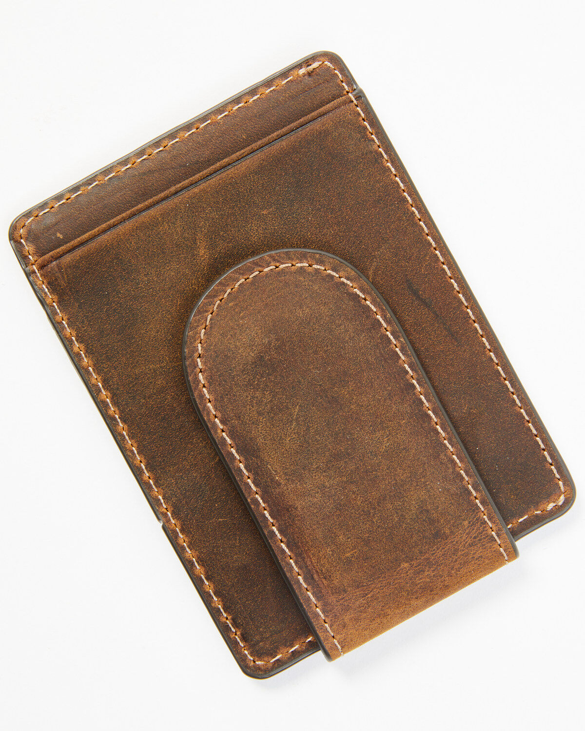 Cody James Men's Brown Leather Money Clip