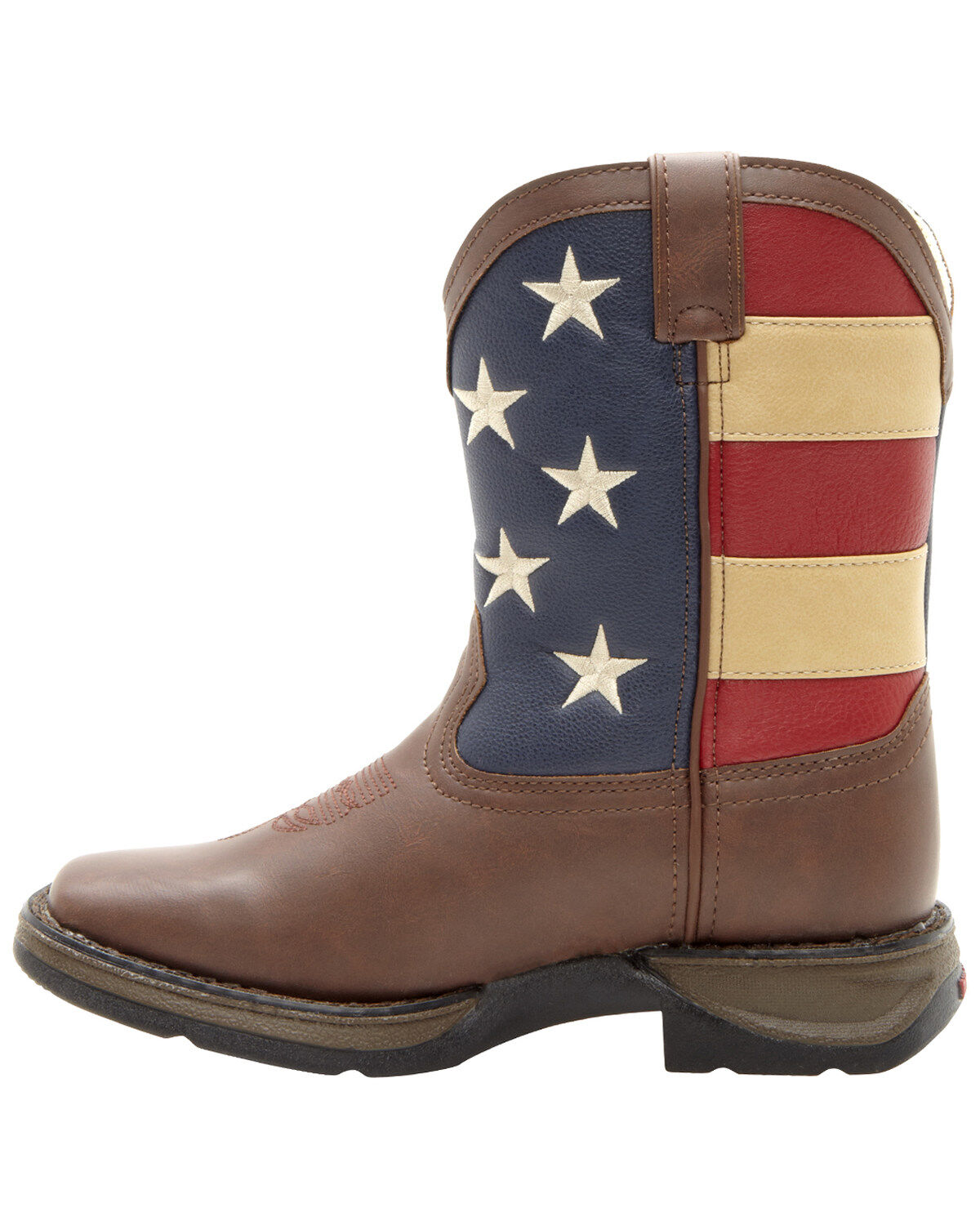 Durango Boys' American Flag Western Boots - Square Toe