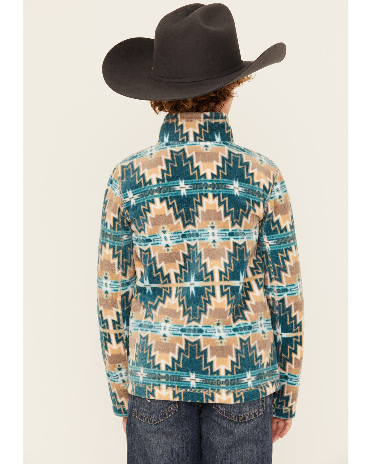 Rock & Roll Denim Boys' Southwestern Print Fleece Pullover