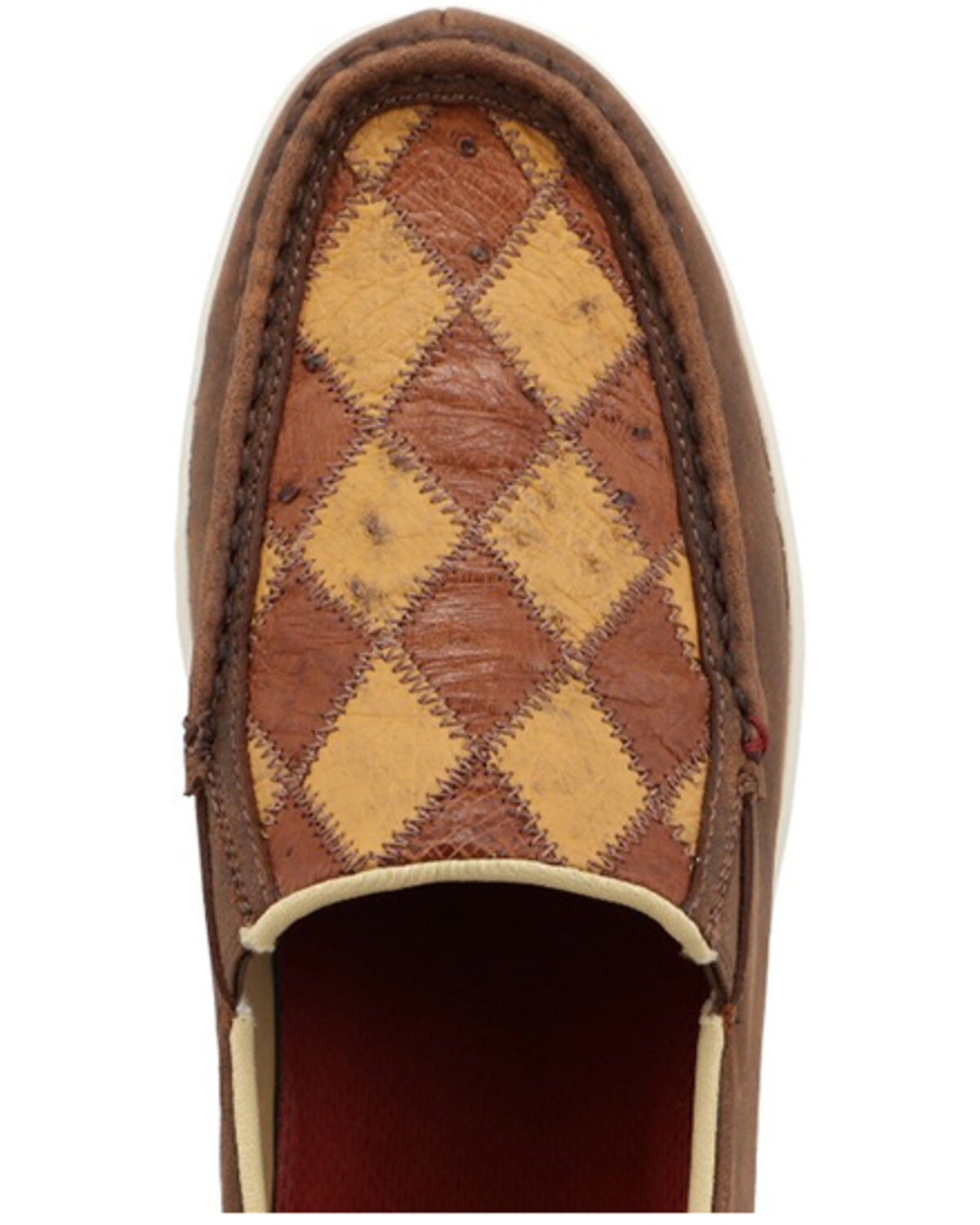 Twisted X Men's Exotic Ostrich Slip-On Ultralite X™ Casual Shoes - Moc Toe