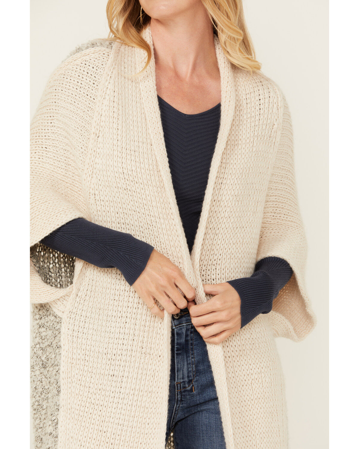 Revel Women's Color Block Shawl