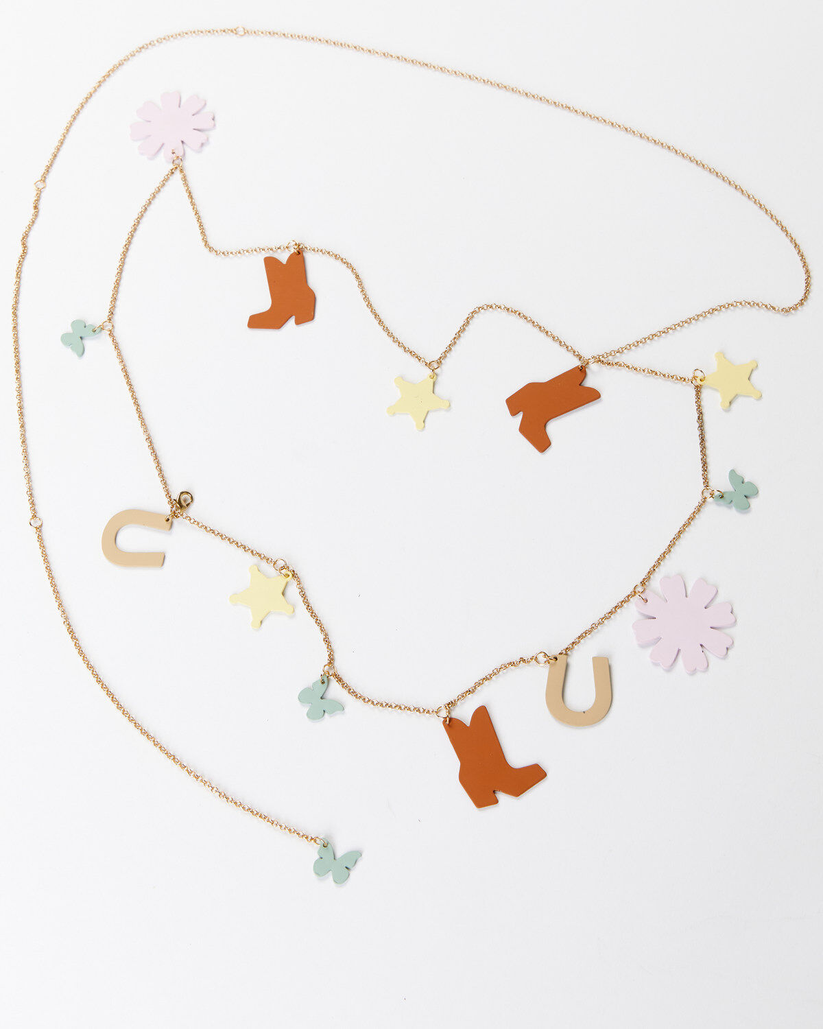 Understated Leather Women's Lucky Charm Chain Belt