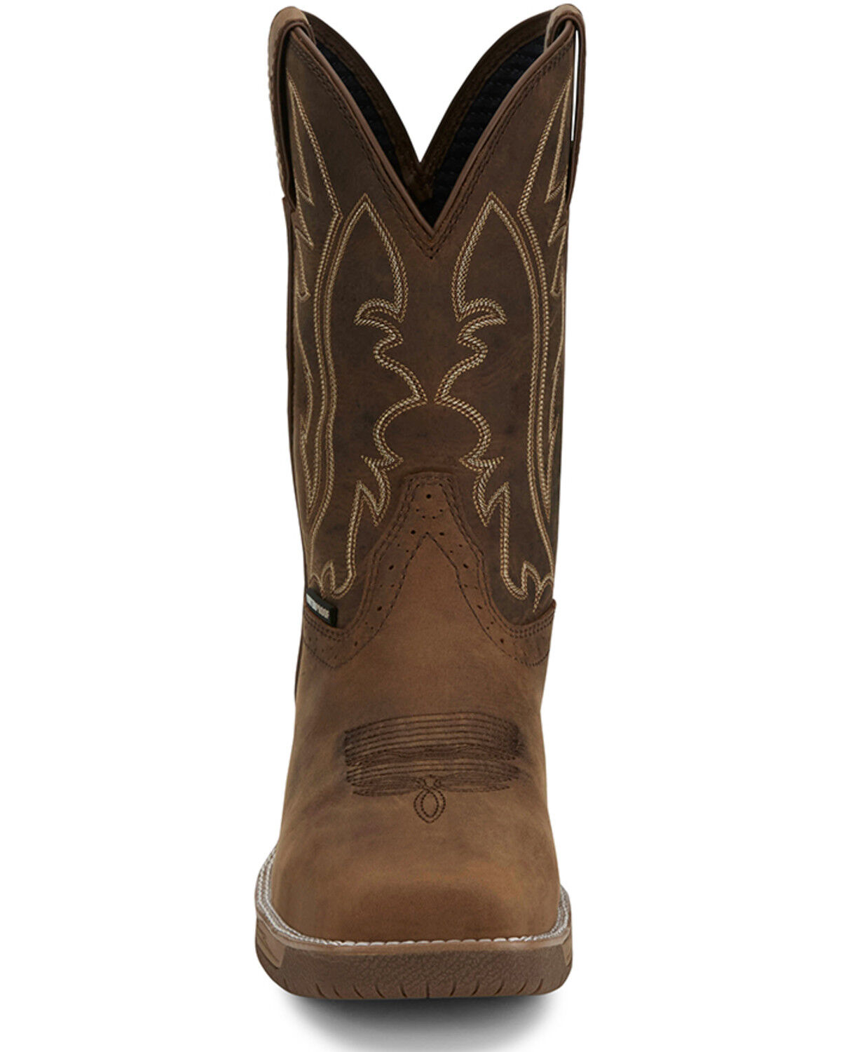 Justin Men's 11" Nitread Pull-On Waterproof Work Boots -Nano Composite Toe