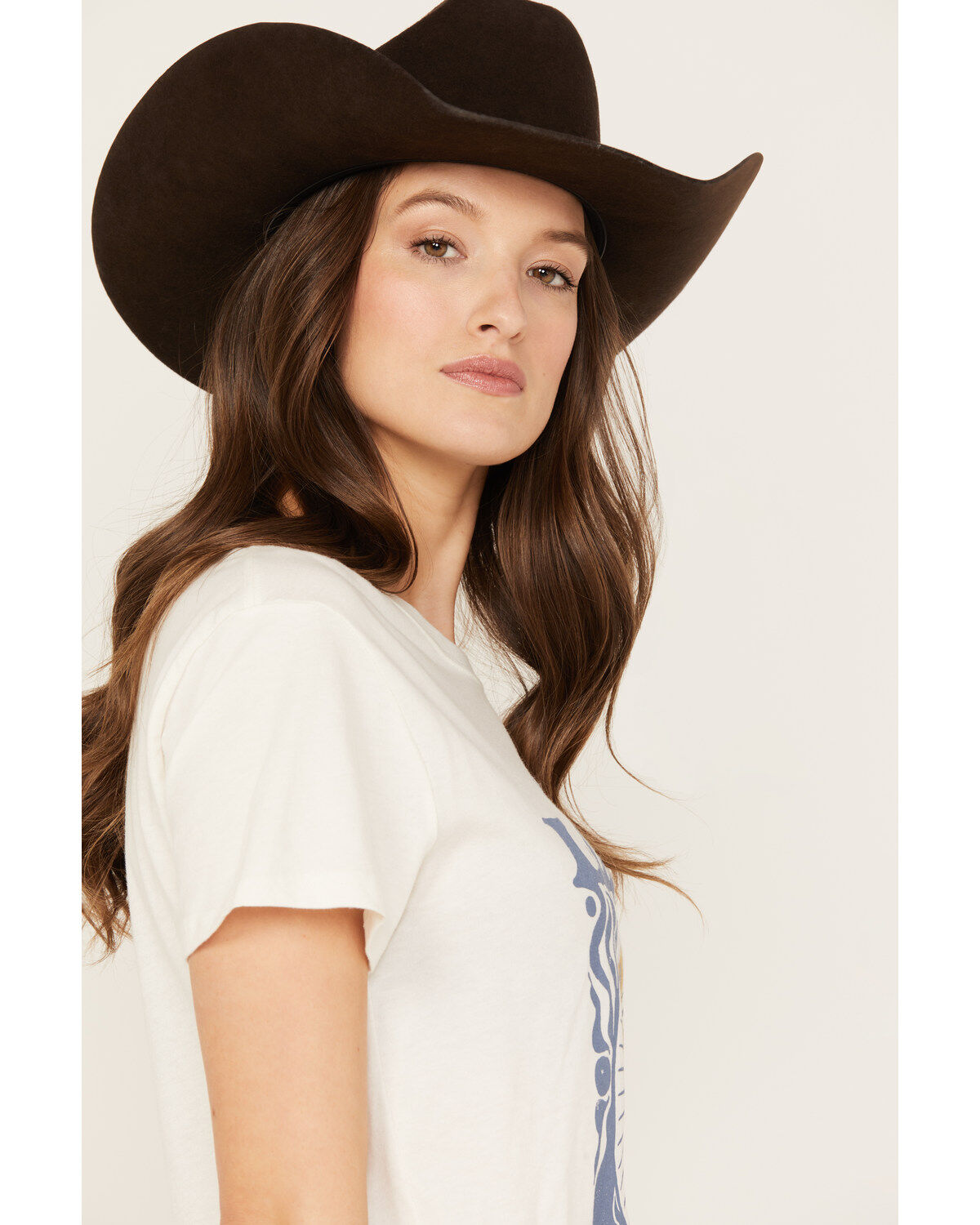 Wrangler Women's Long Live Cowboys Short Sleeve Graphic Tee