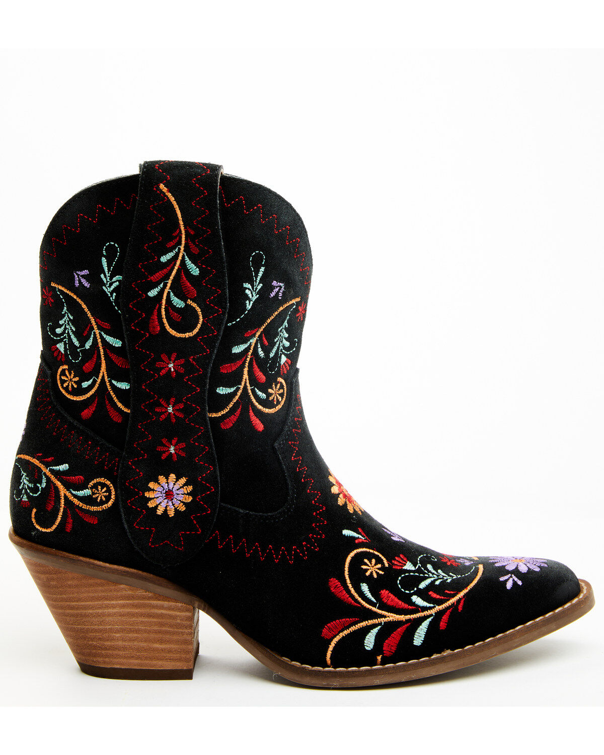 Dingo Women's Sugar Bug Suede Fashion Booties - Round Toe