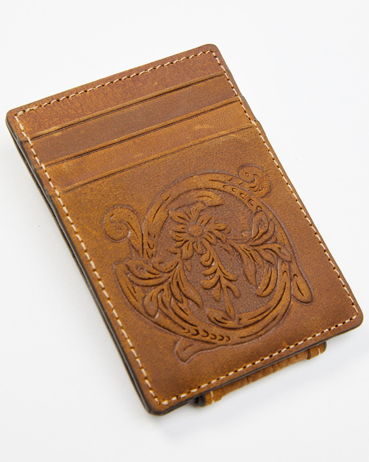 Cody James Men's Crocodile Embossed Money Clip Wallet