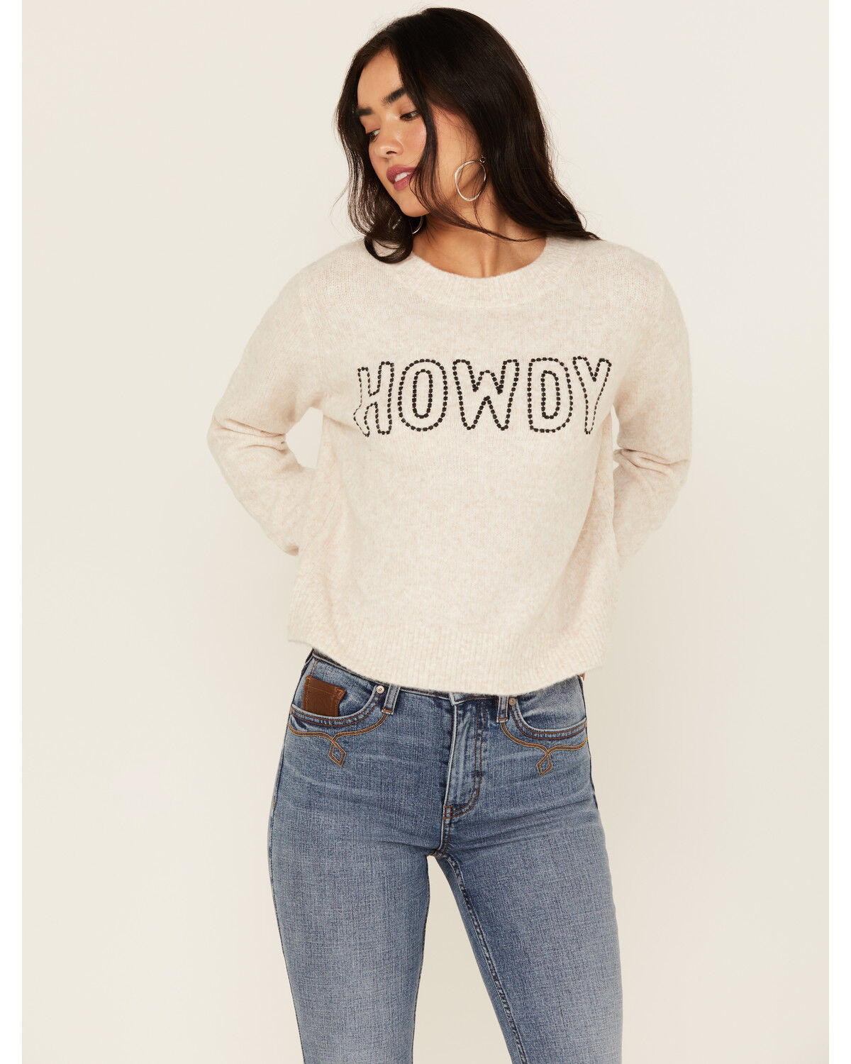 White Crow Women's Howdy Stitch Sweater