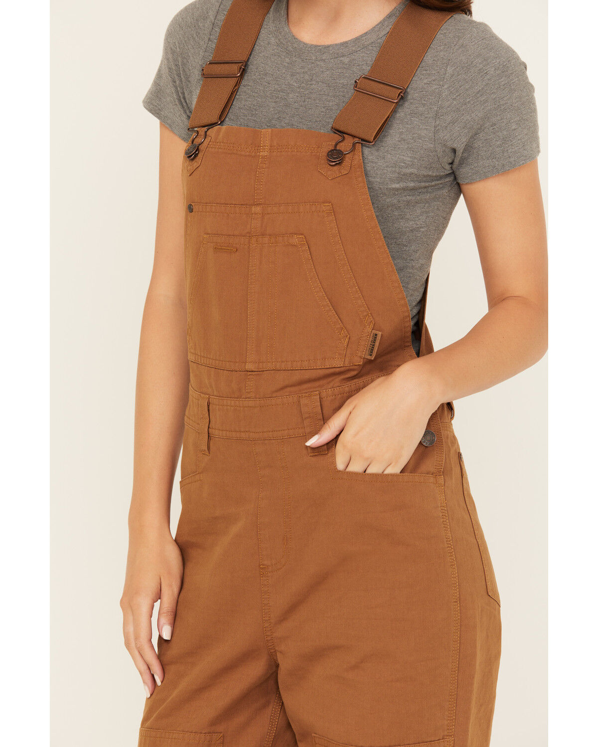 Lucky Brand Workwear Women's Broken Canvas Work Overalls