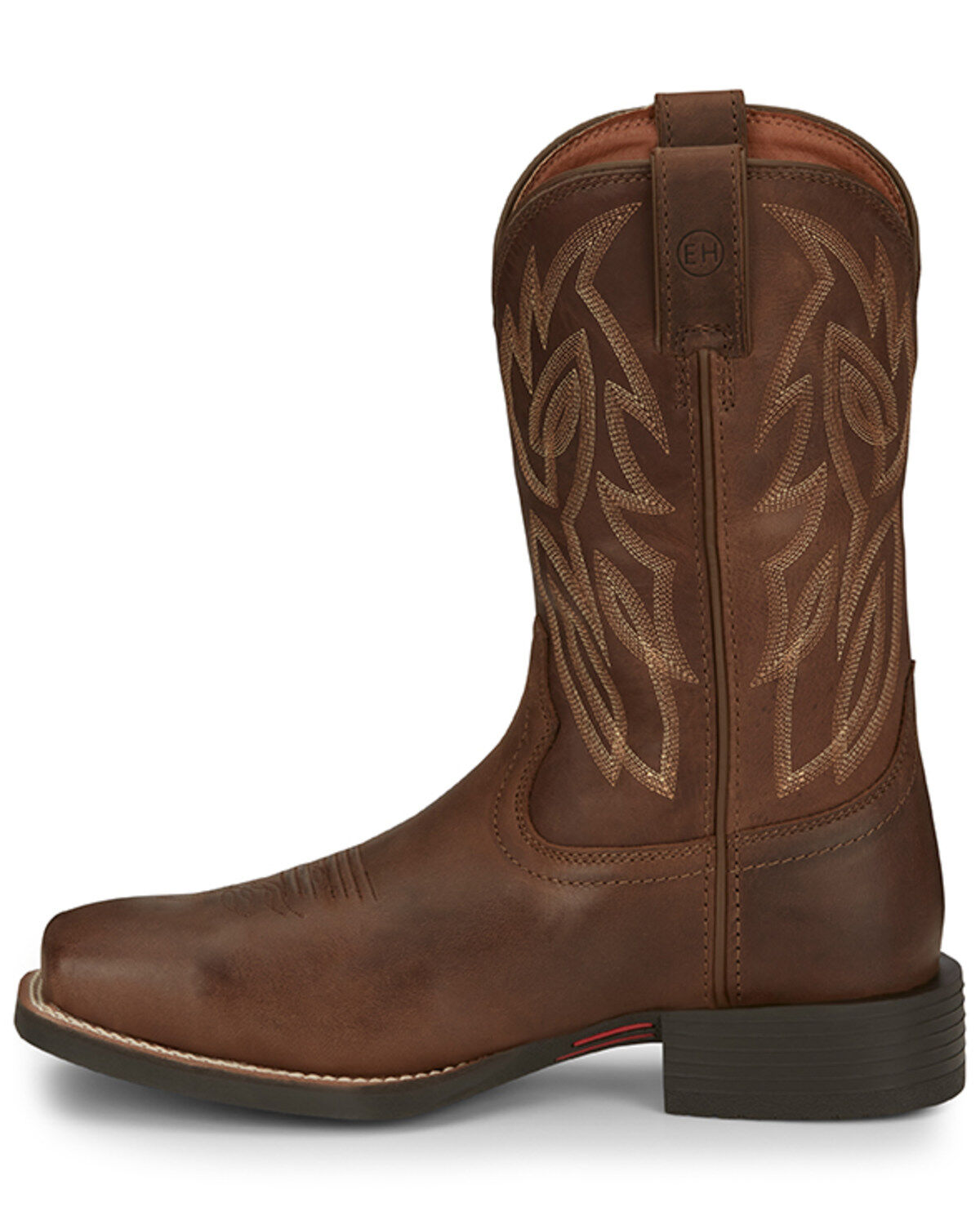 Justin Men's Canter Pull-On Work Boots - Steel Toe