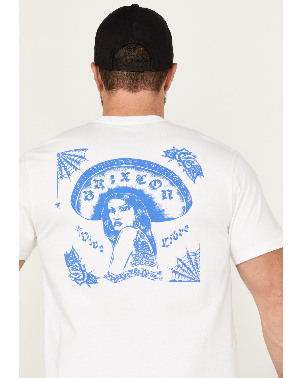 Brixton Men's Vive Libre Short Sleeve Graphic T-Shirt