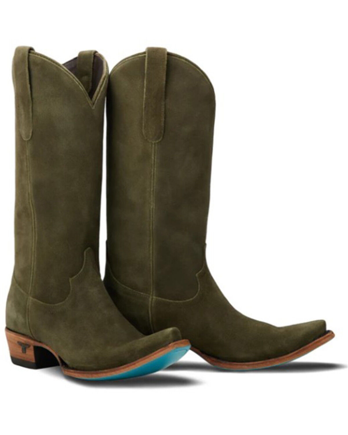 Lane Women's Emma Jane Suede Tall Western Boots - Snip Toe
