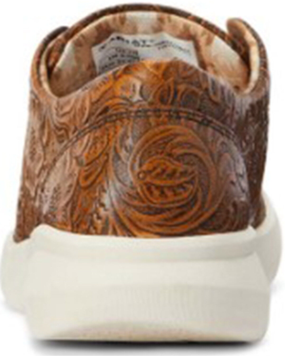 Ariat Women's Floral Embossed Casual Hilo Shoe - Moc Toe