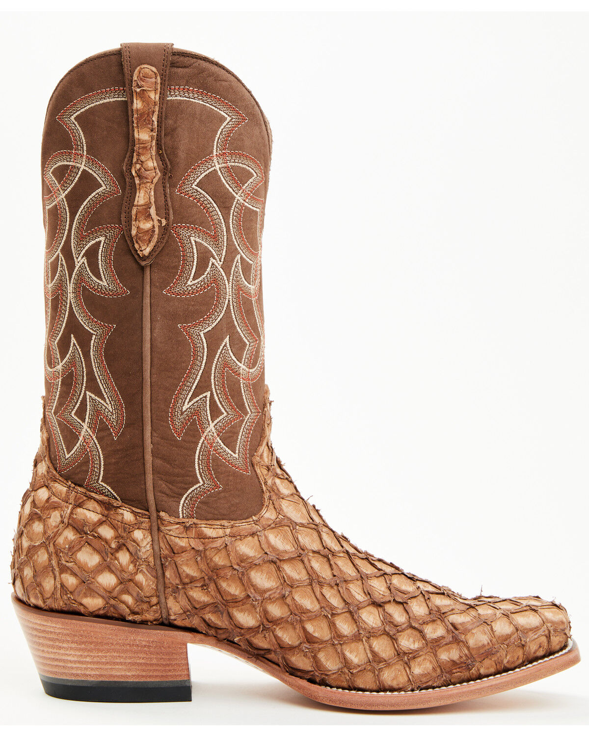 Cody James Men's Exotic Pirarucu Western Boots - Square Toe