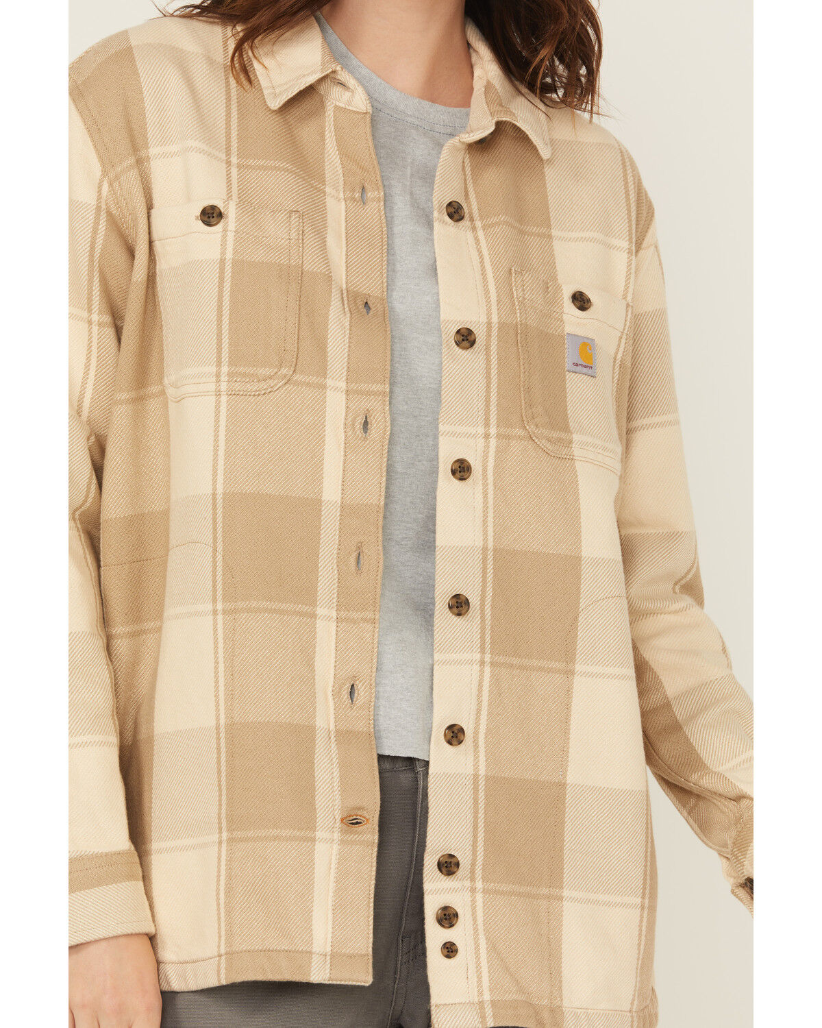 Carhartt Women's Rugged Flex Loose Fit Heavyweight Duck Shacket