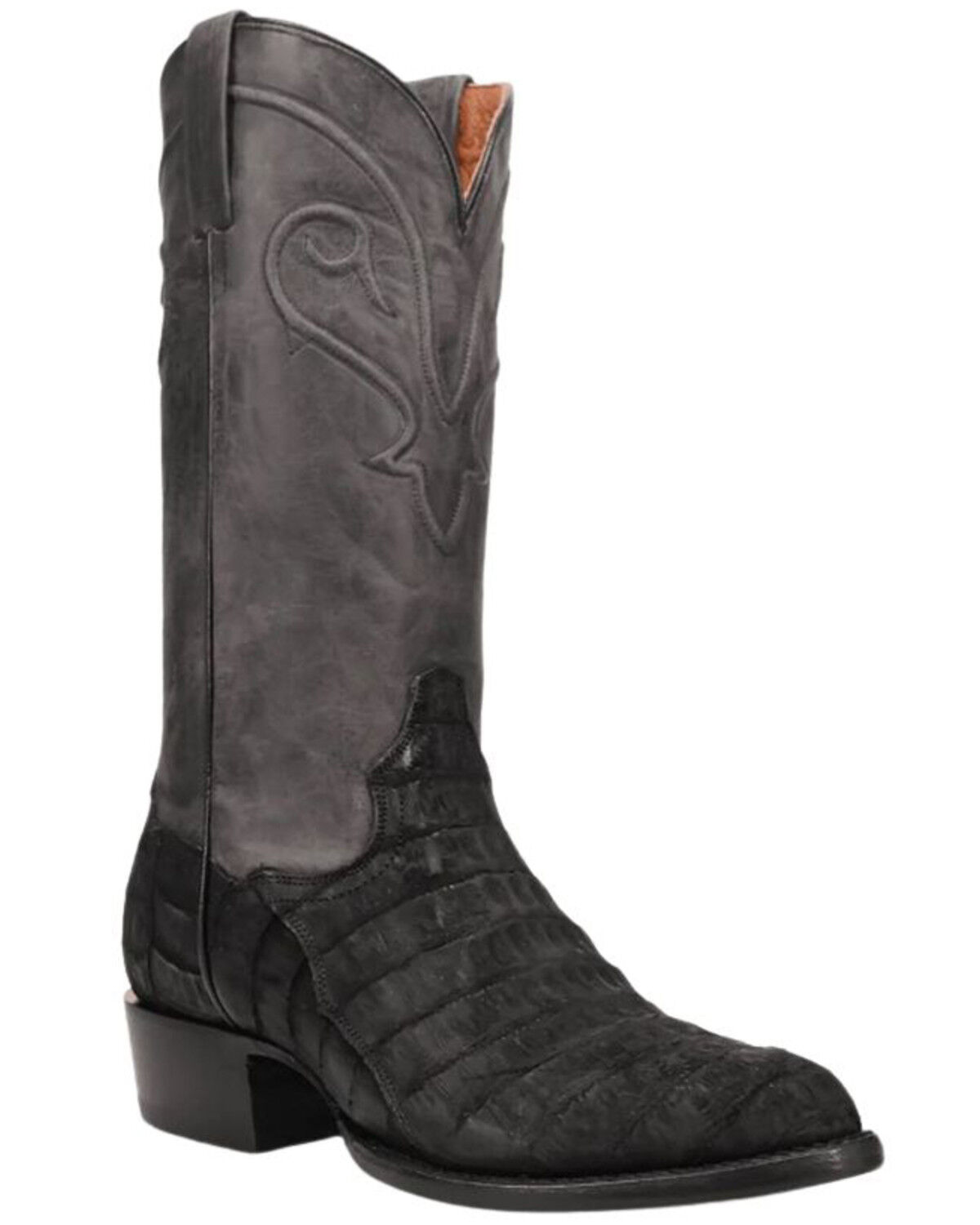 Dan Post Men's Makara Exotic Caiman Western Boots - Round Toe