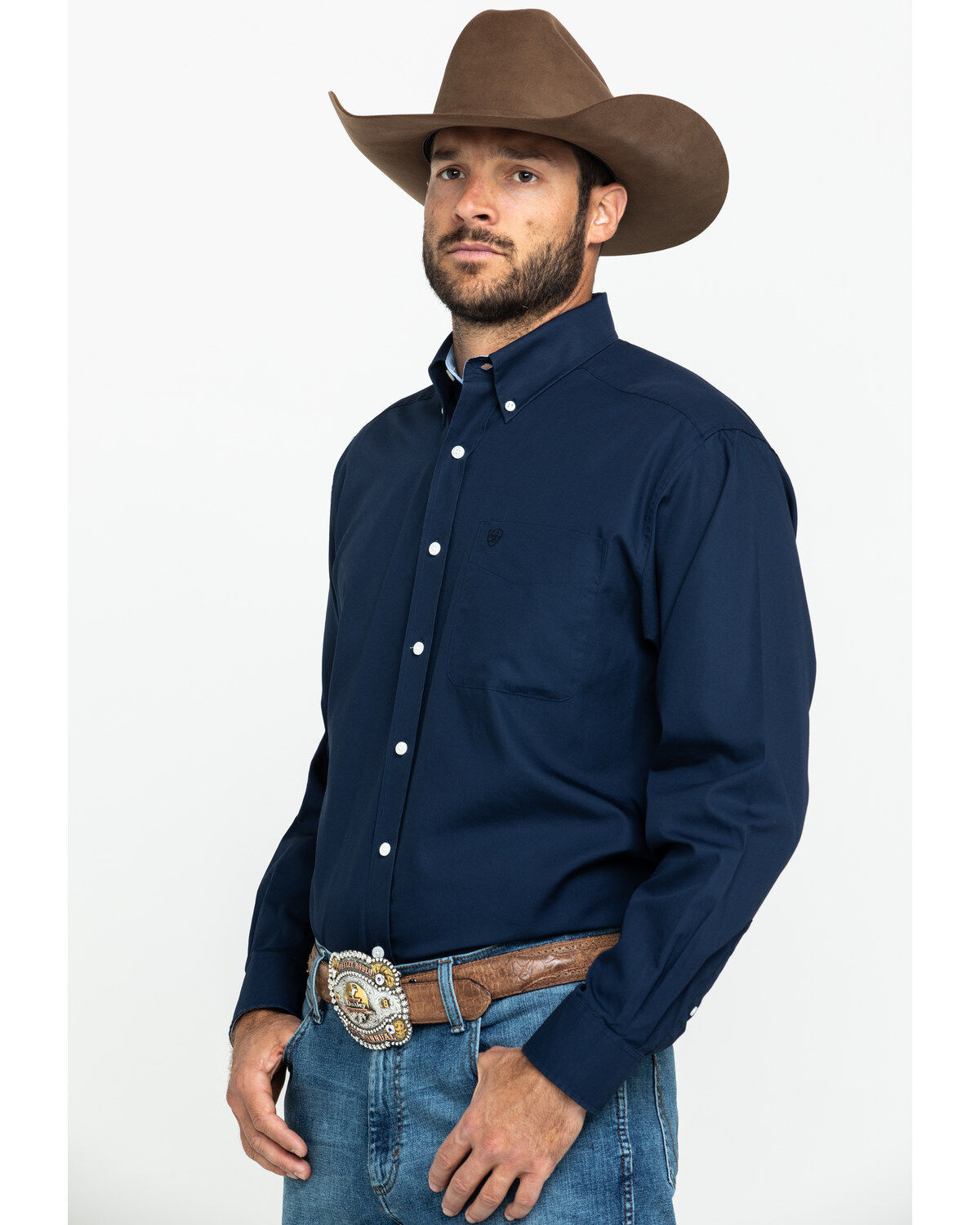Ariat Men's Wrinkle Free Button Long Sleeve Western Shirt