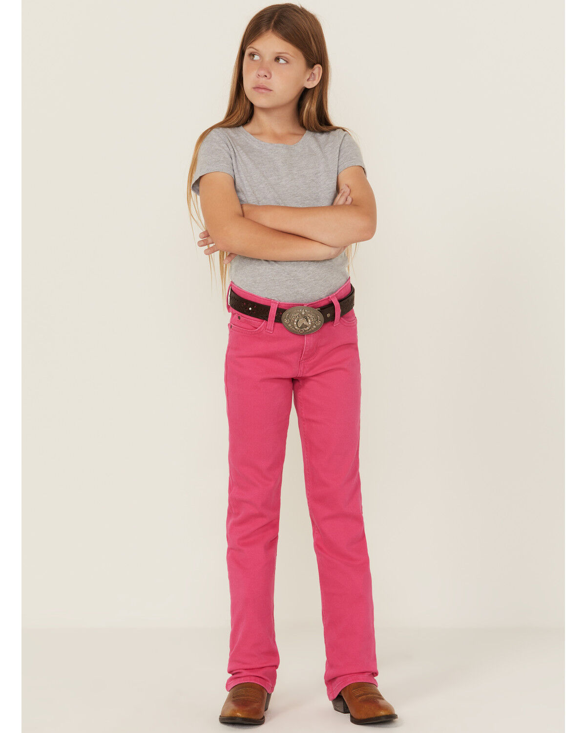 Wrangler Girls' Bootcut Stretch Denim Jeans