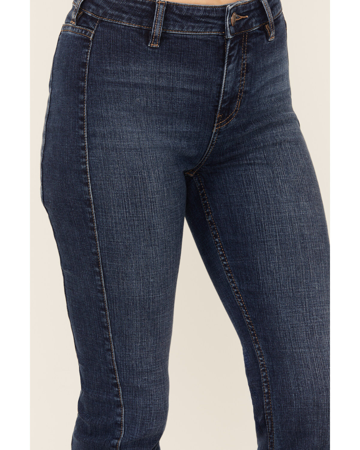 Shyanne Women's Dark Wash Delaney Flare Stretch Denim Jeans