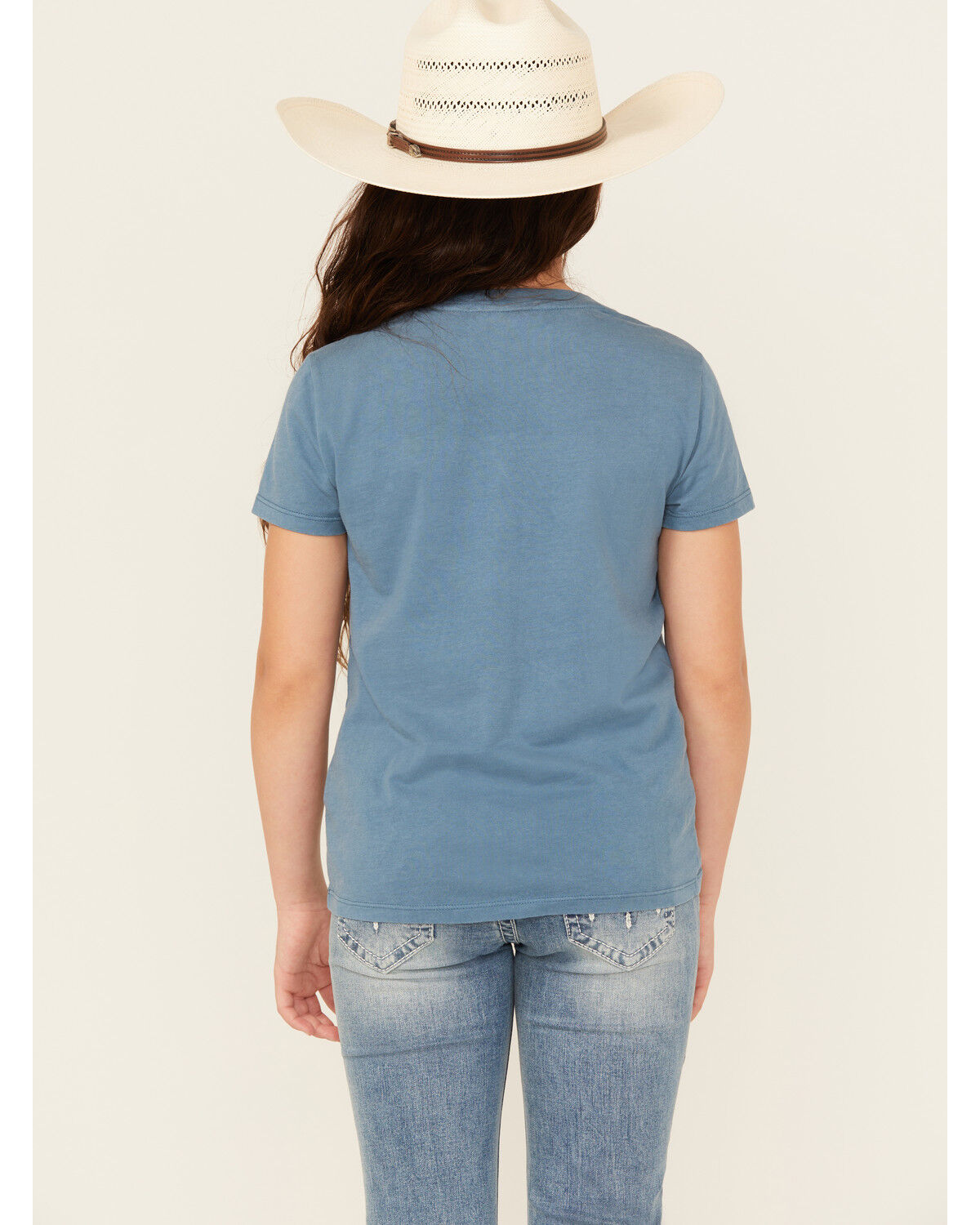 Rock & Roll Denim Girls' Star Short Sleeve Graphic Tee