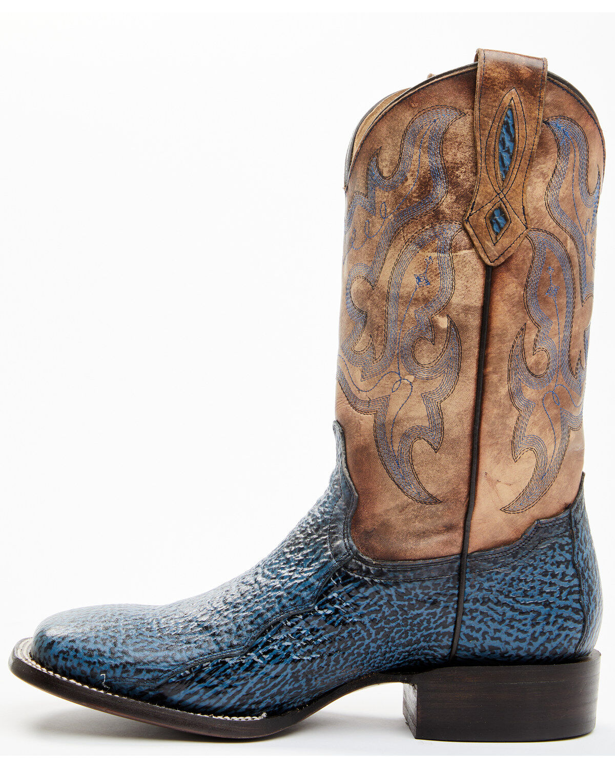 Cody James Men's Exotic Shark Western Boots - Broad Square Toe