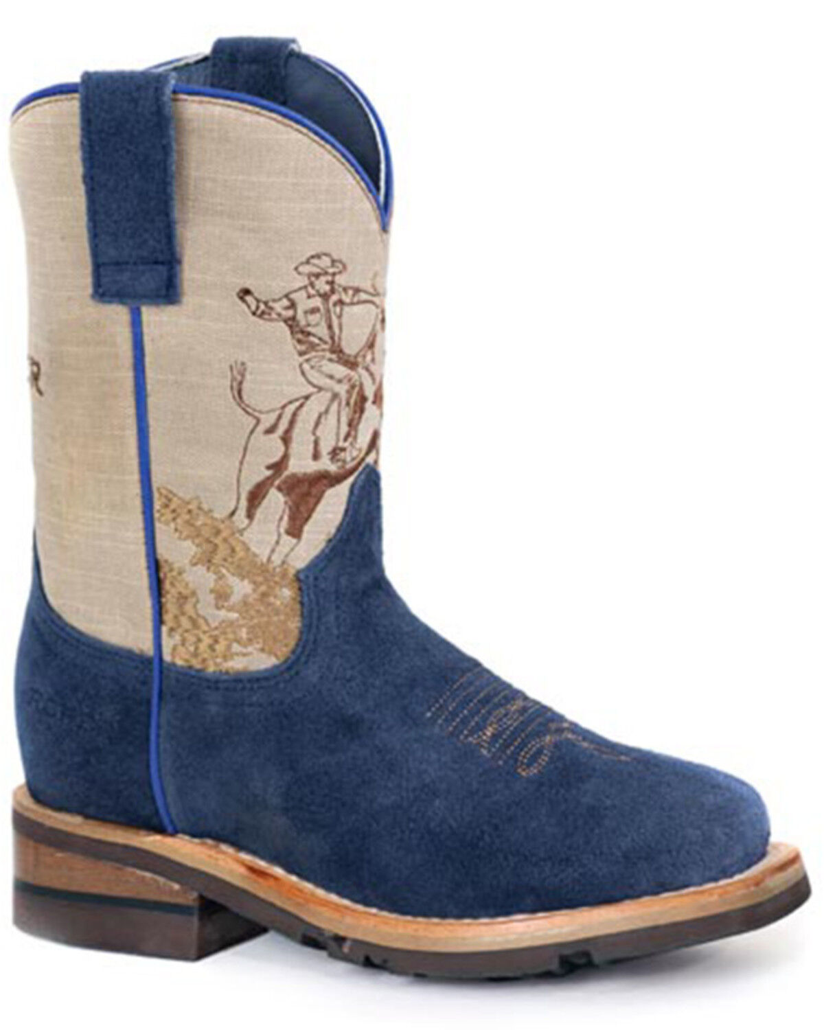 Roper Boys' Bullrider Western Boots - Broad Square Toe