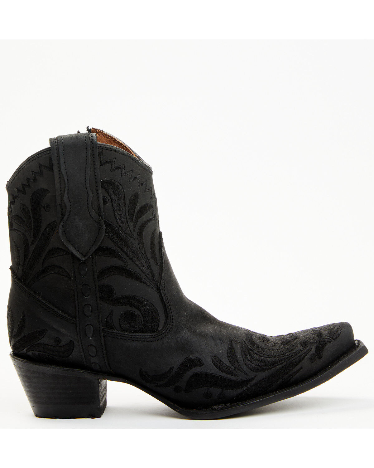 Circle G Women's Embroidered Booties - Snip Toe