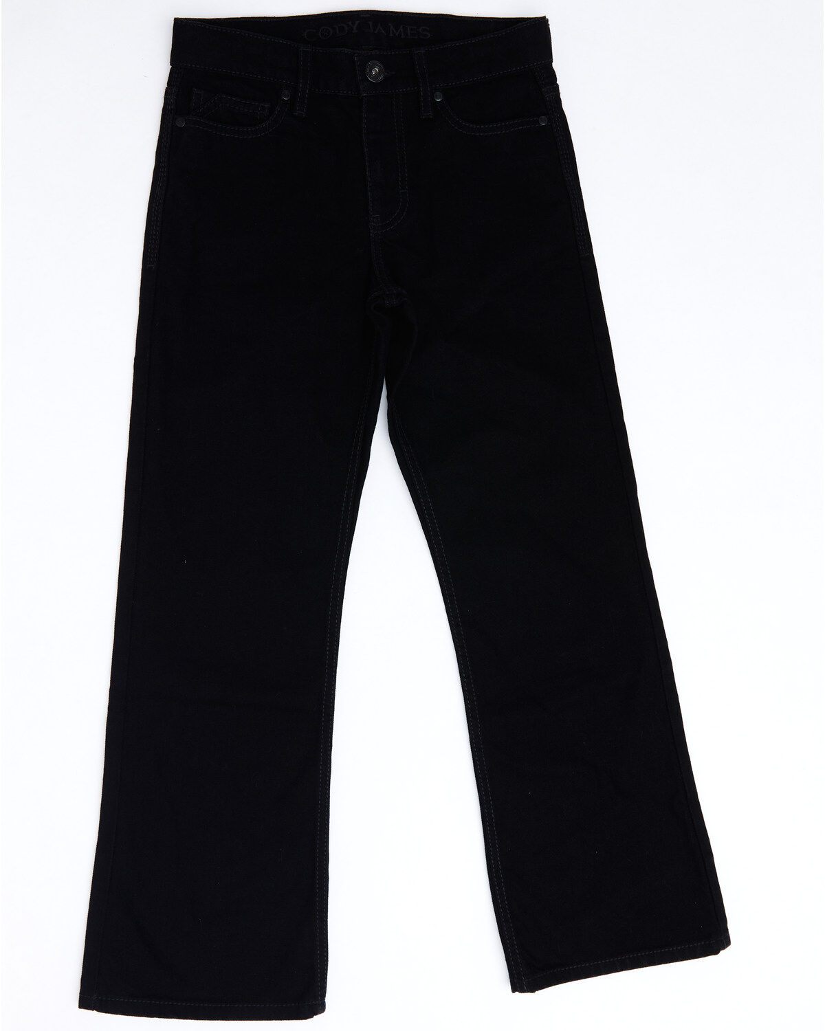 Cody James Boys' Night Rider Mid Rise Rigid Relaxed Bootcut Jeans