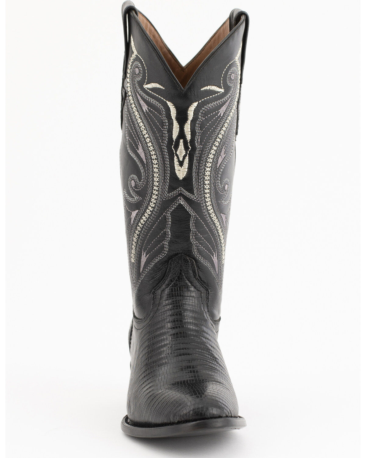 Ferrini Men's Exotic Teju Lizard Western Boots - Round Toe