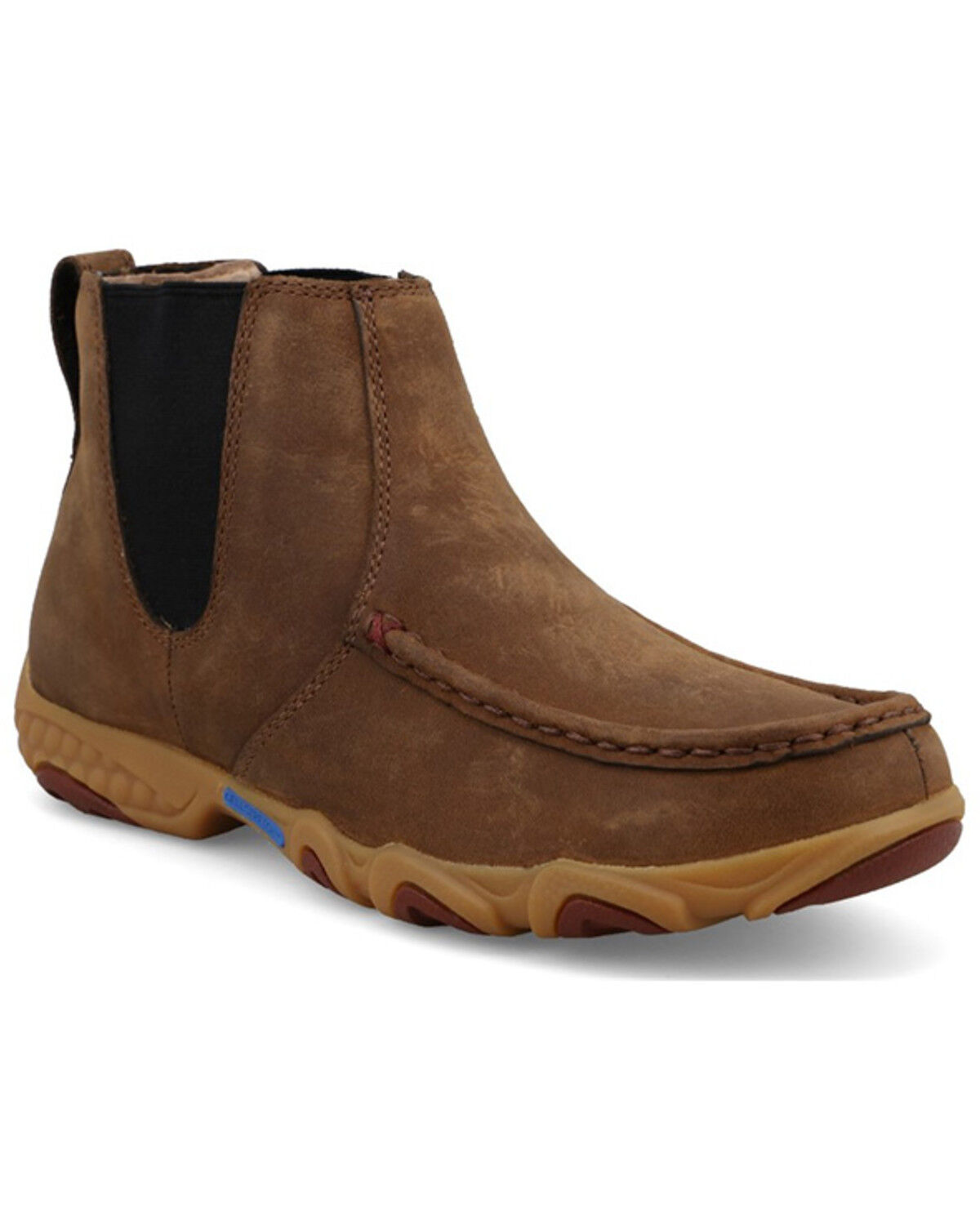 Twisted X Women's 4" Work Chelsea Driving Moc Shoes - Moc Toe