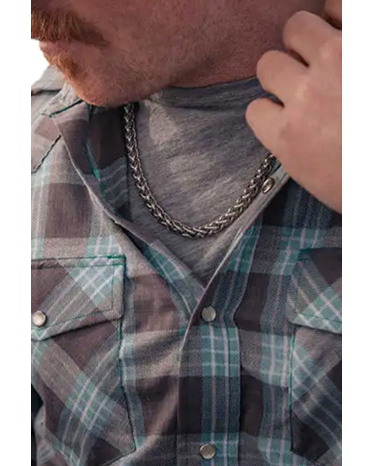 Montana Silversmiths Men's Wheat Chain Necklace