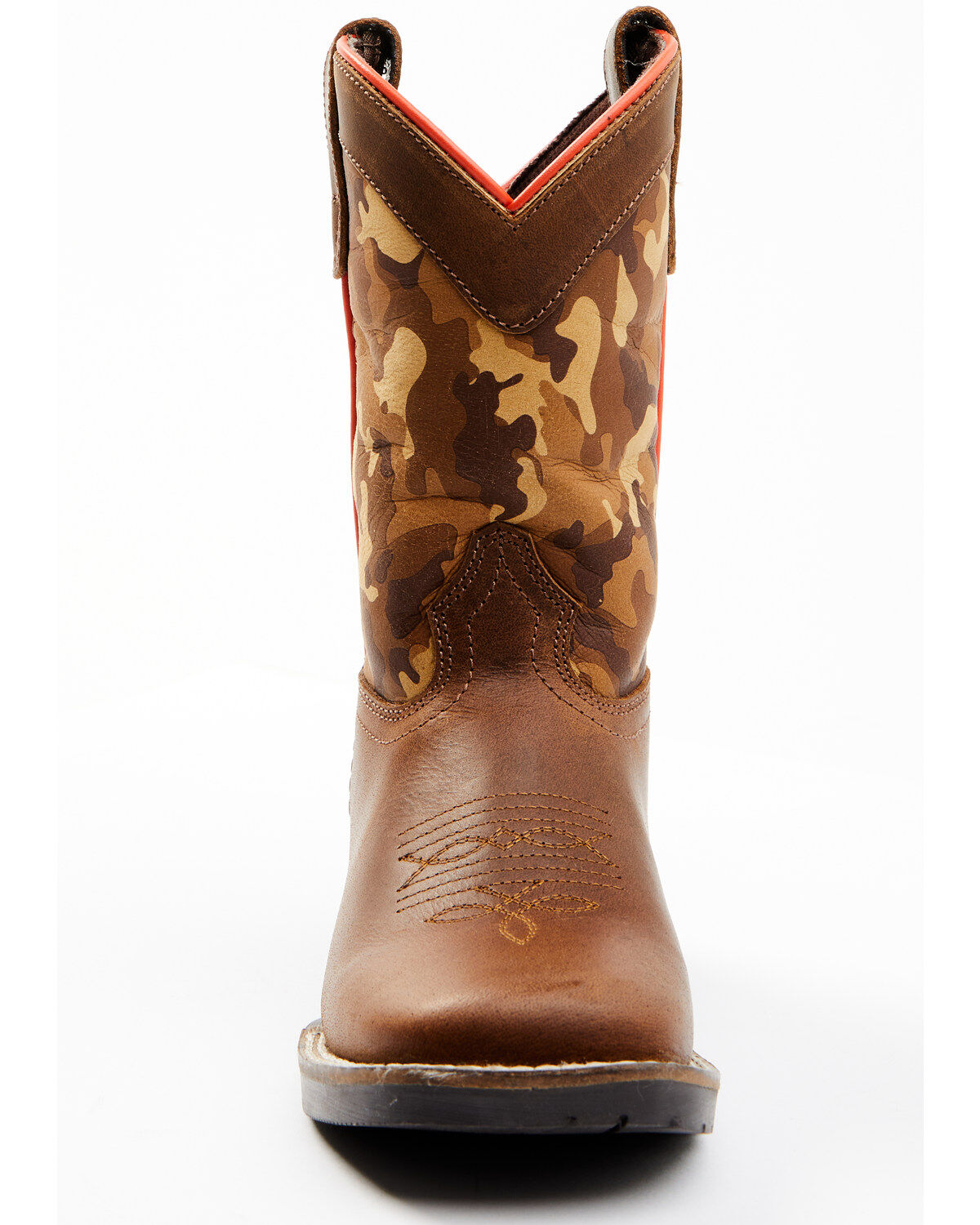 Cody James Boys' Camo Western Boot - Square Toe