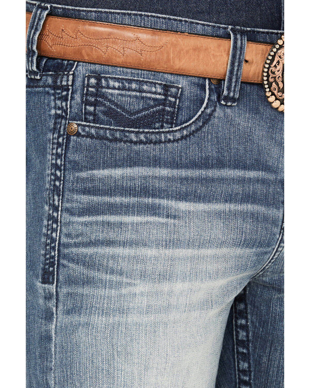 Cody James Men's Oregon Medium Wash Slim Bootcut Stretch Denim Jeans