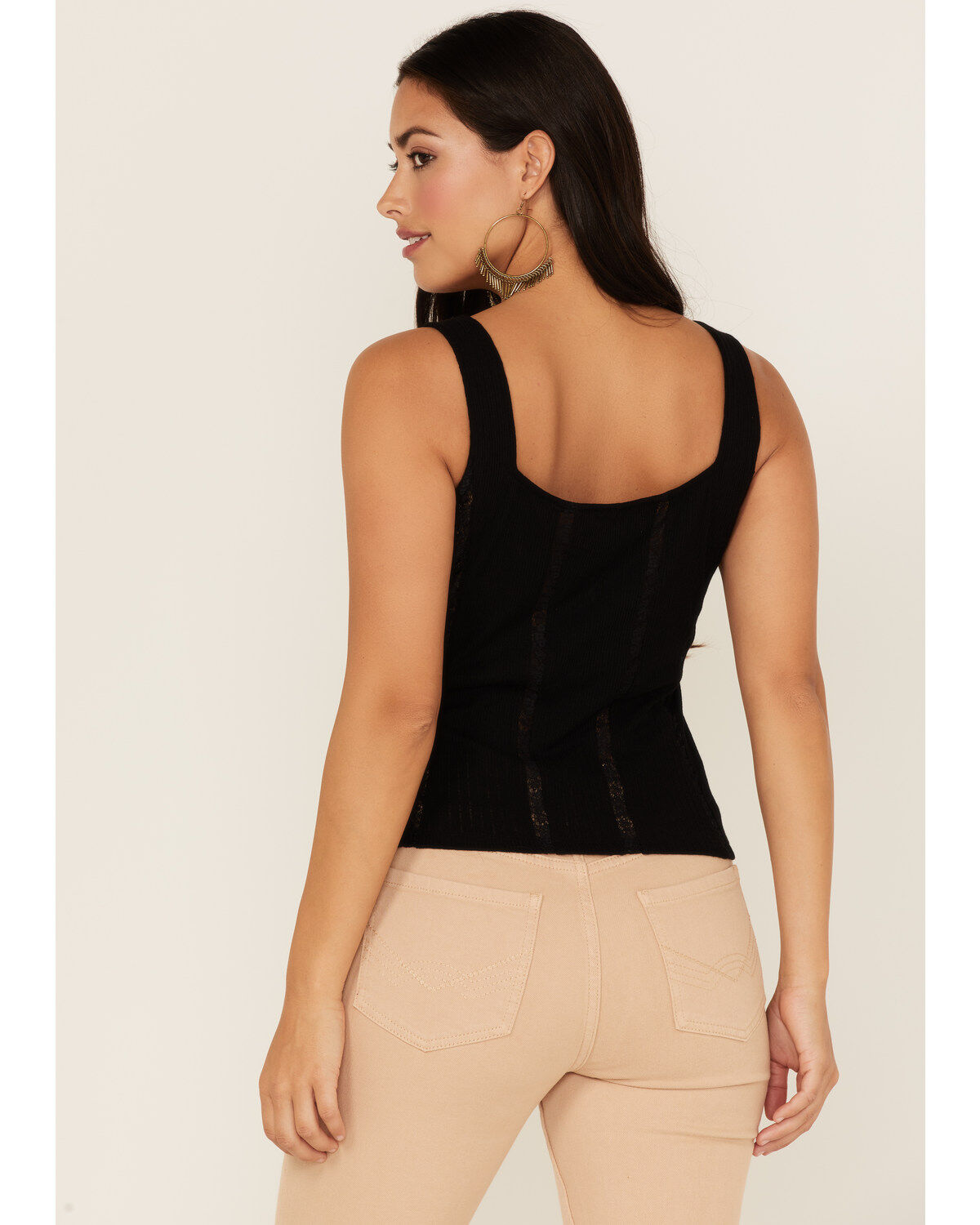 Idyllwind Women's Sparrow Pointelle Rib Lace Tank